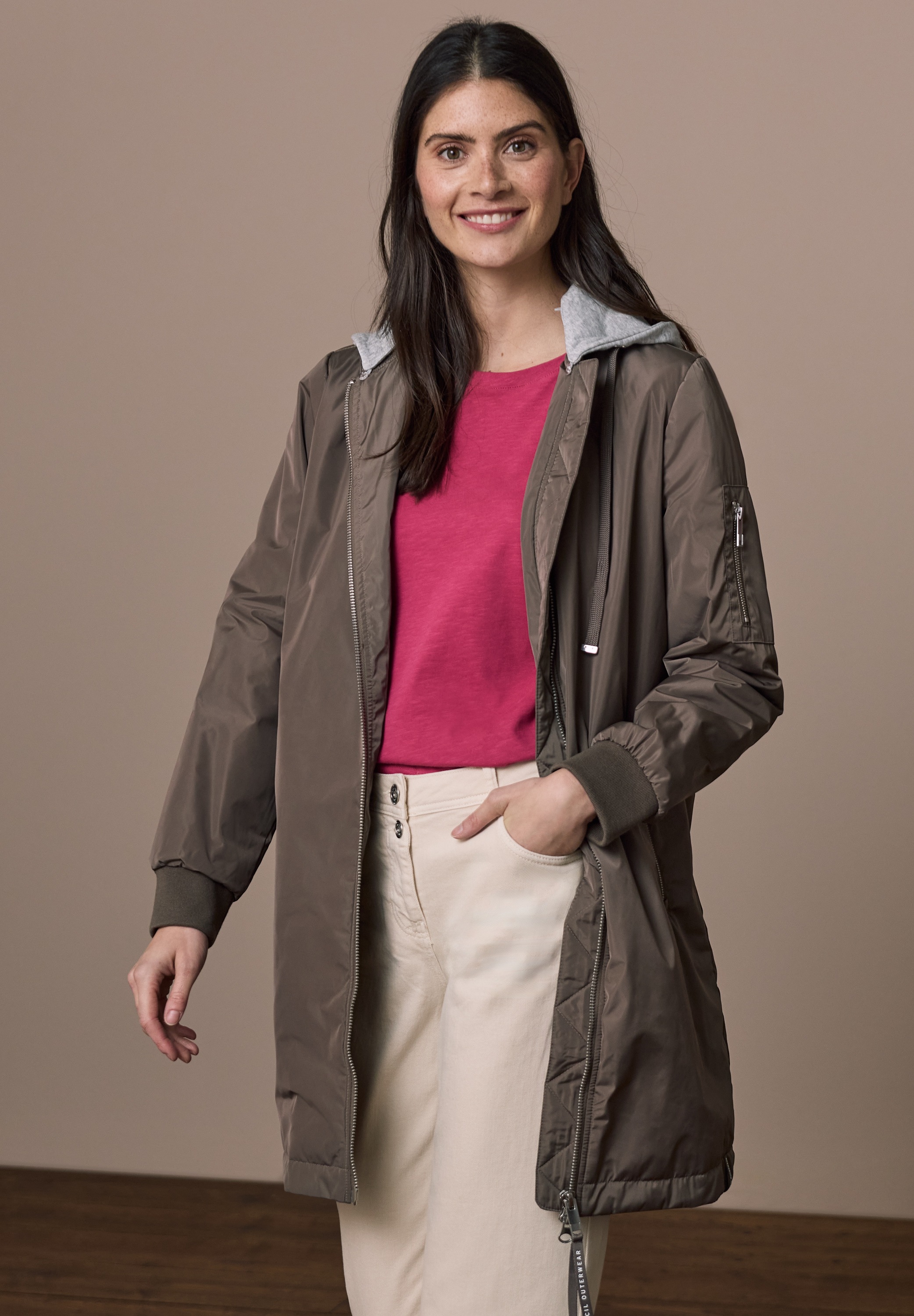 Cecil Steppmantel mit 2-Wege Reißverschluss günstig online kaufen