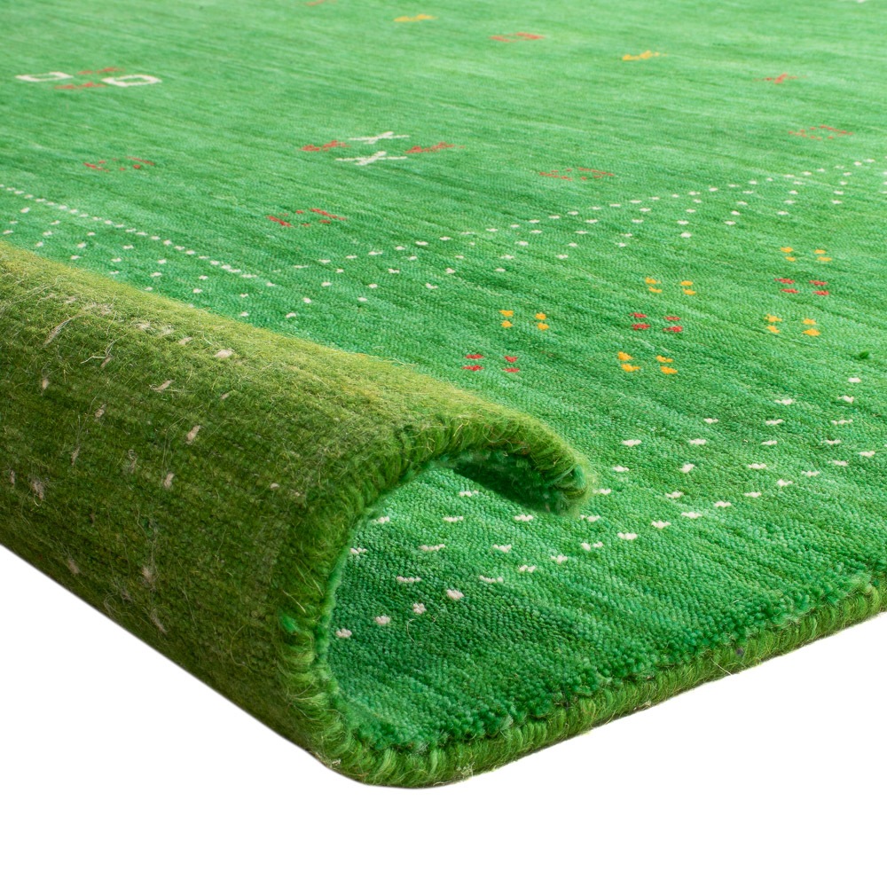 morgenland Wollteppich »LuxeWeave - Gabbeh Teppich - Loribaft Softy«, rechteckig, 1,2 mm Höhe, Sehr weicher Flor