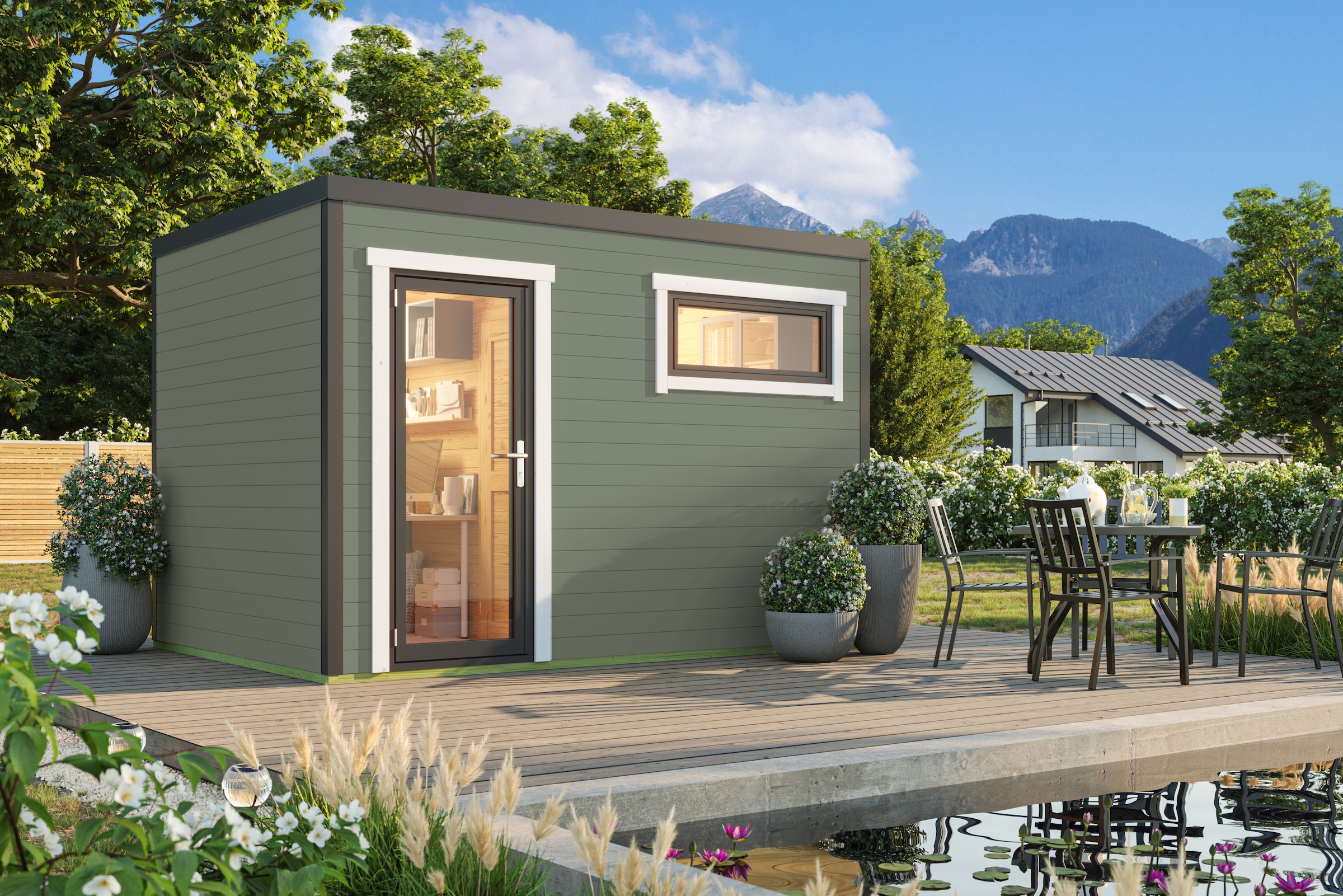 Nordic Holz Gartenhaus "SARDINIA 2" günstig online kaufen