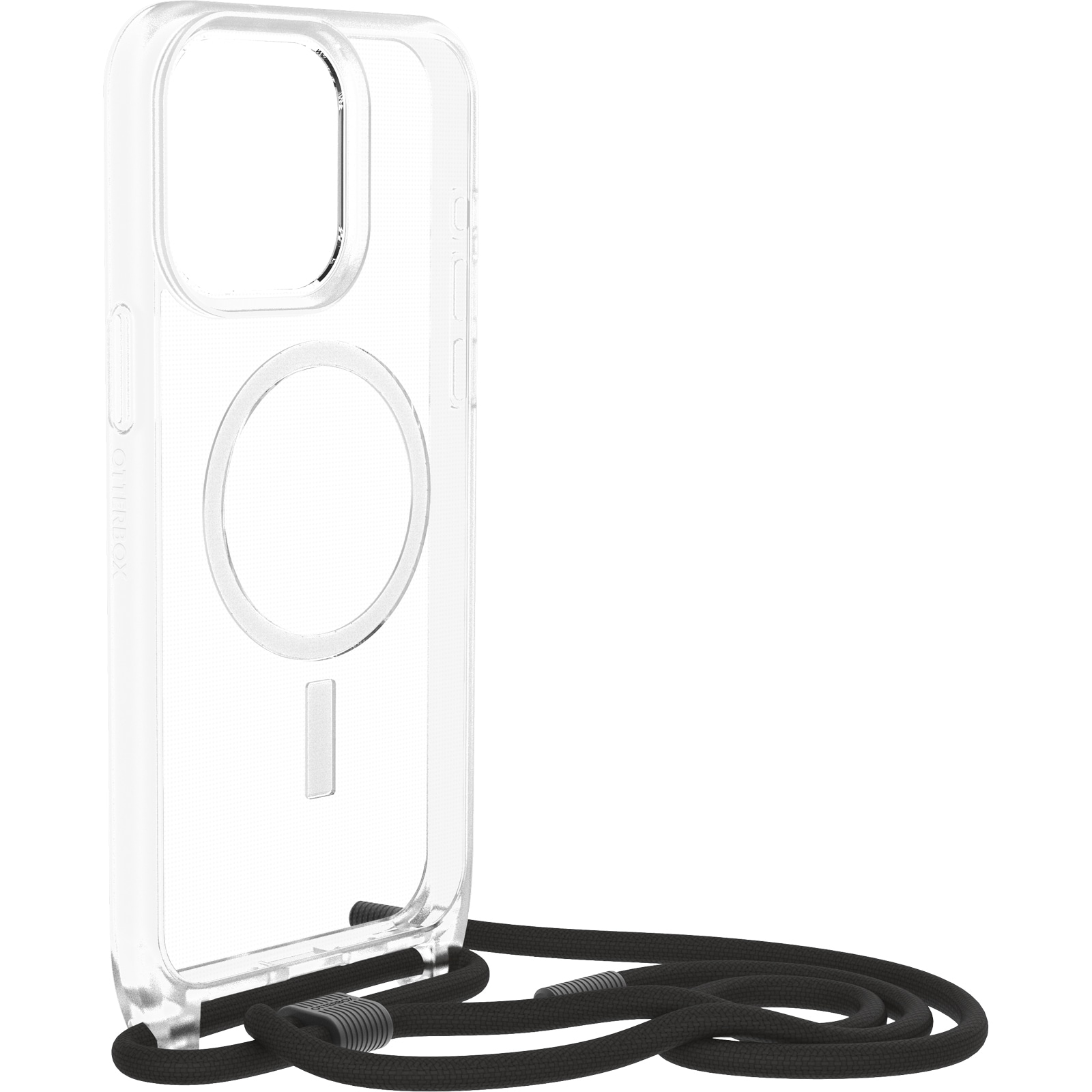 Otterbox Case zum Umhängen »React Necklace Hülle für MagSafe für Apple iPhone 15 Pro Max«, Apple iPhone 15 Pro Max, ultraschlanke, schützende Hülle mit verstellbarer Handykette