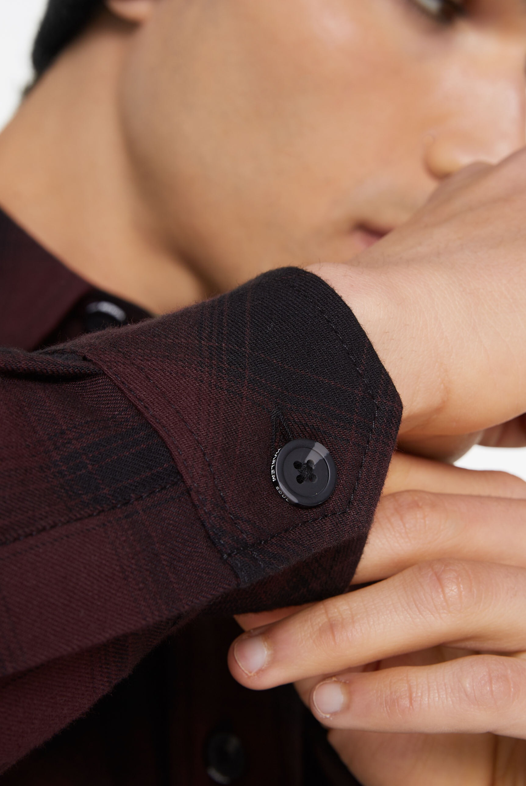 Harlem Soul Langarmhemd aus Baumwolle