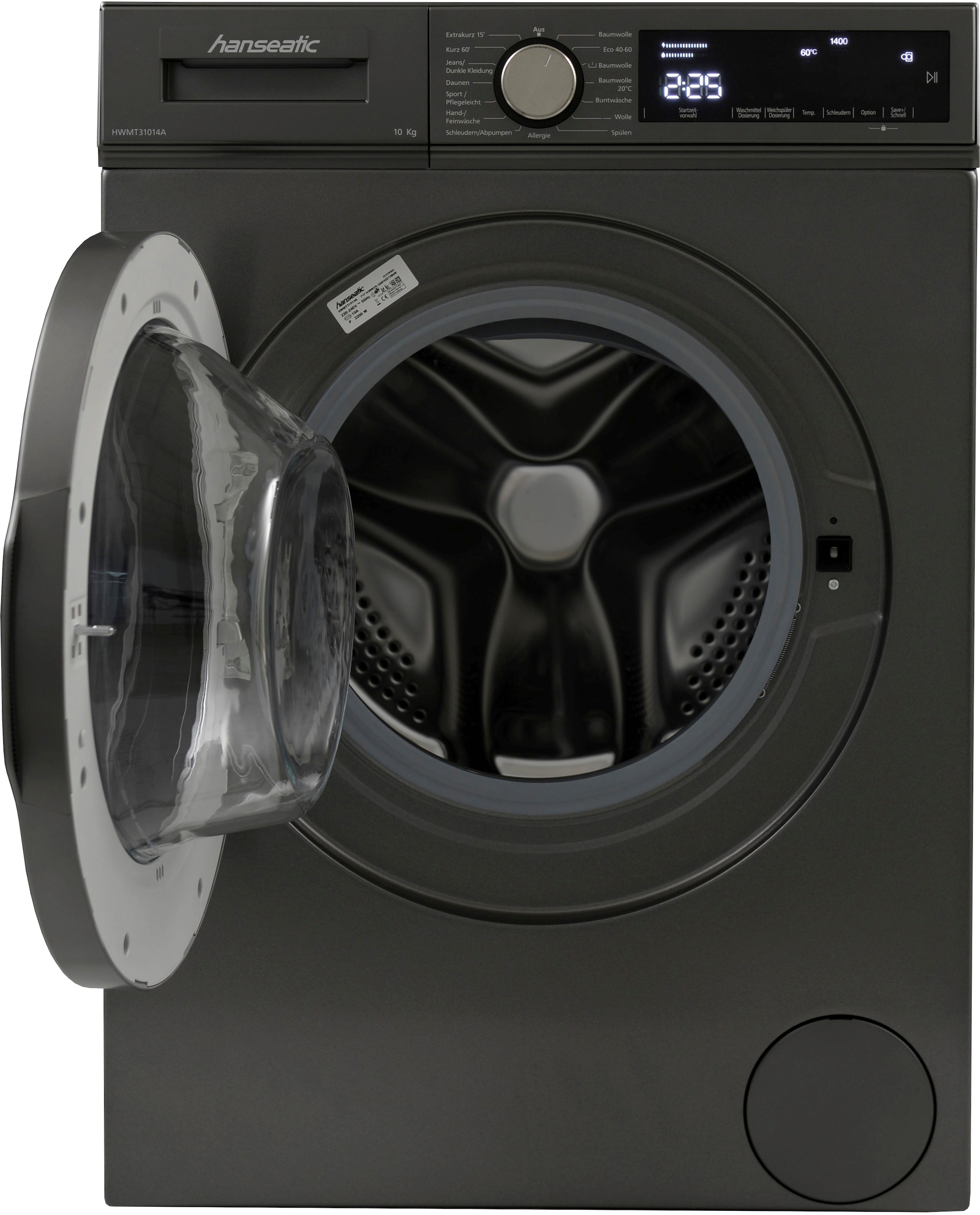 Hanseatic Waschmaschine »HWMT31014A«, 10 kg, 1400 U/min