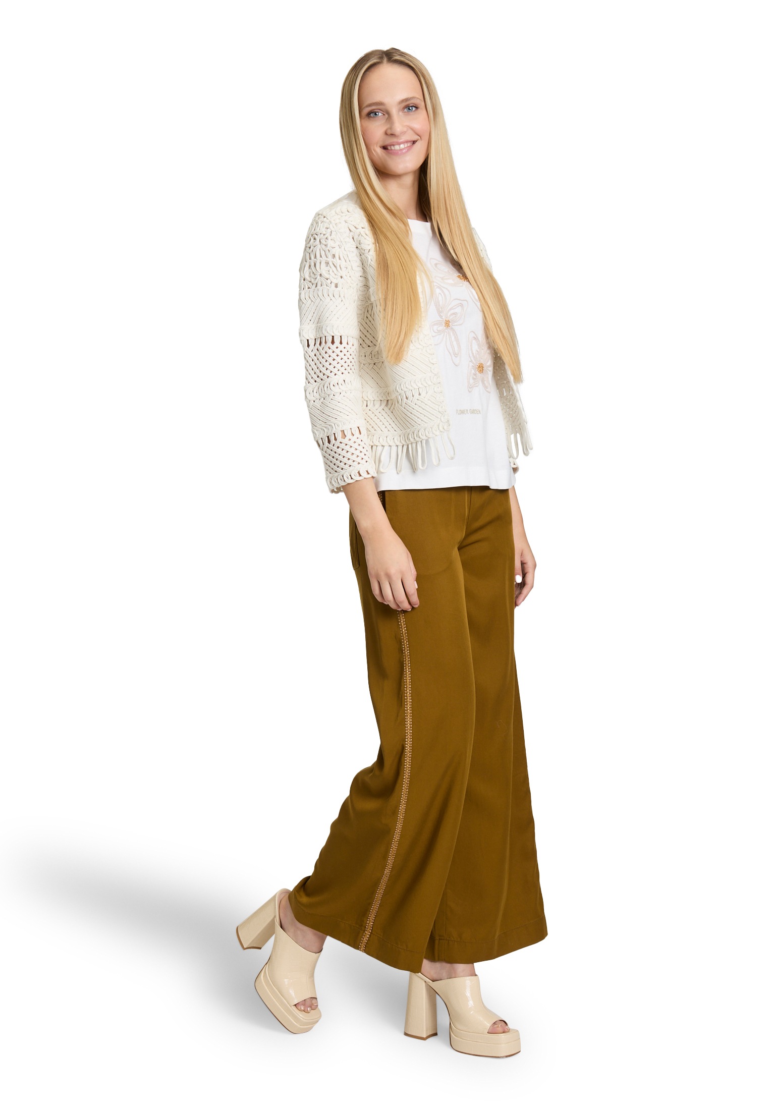 Cartoon Jackenblazer »Cartoon Casual-Strickjacke mit Rundhalsausschnitt«