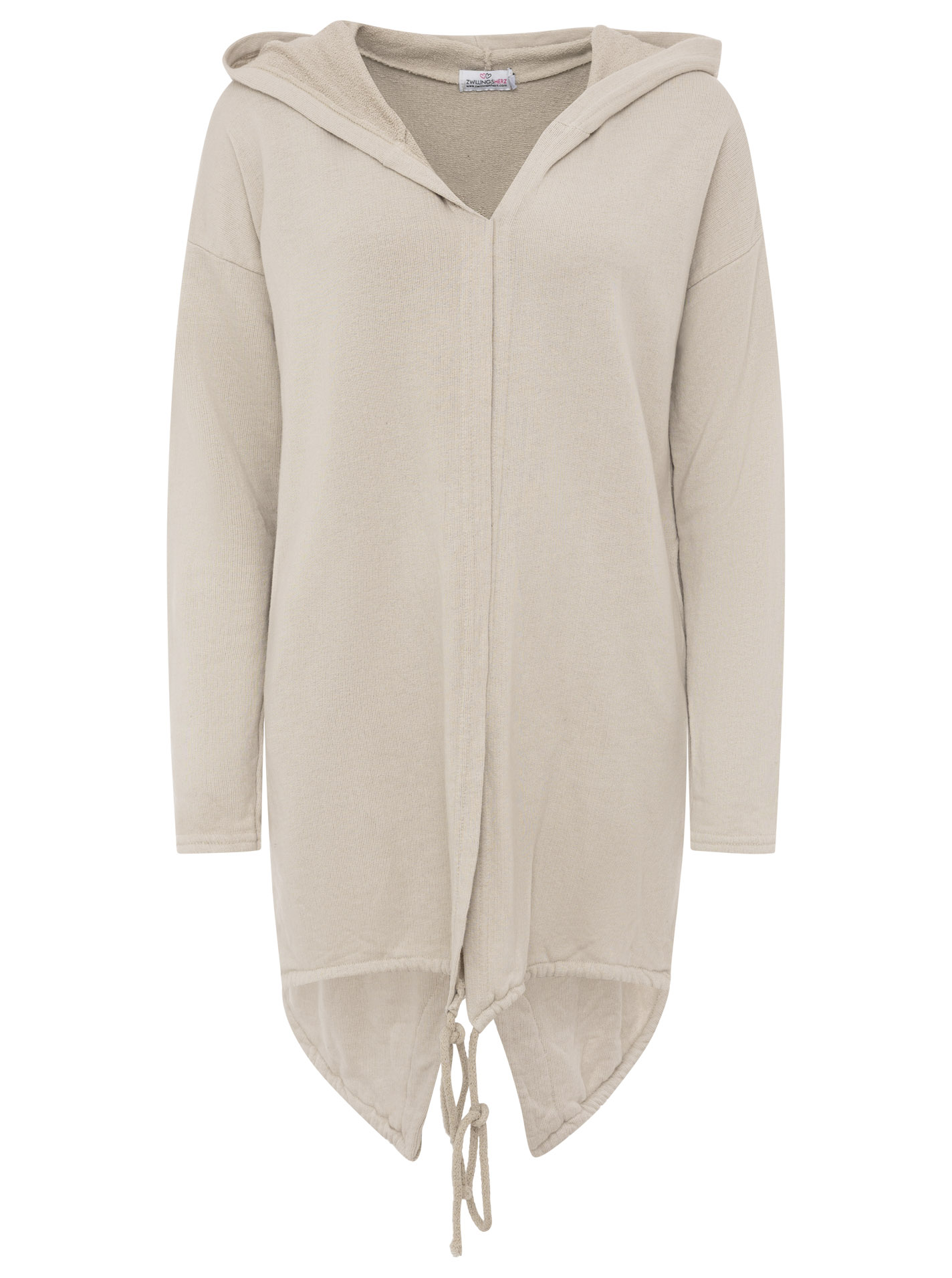 Thumbnail - Zwillingsherz Jerseymantel ""Positive Mind"" mit hohem Baumwollanteil