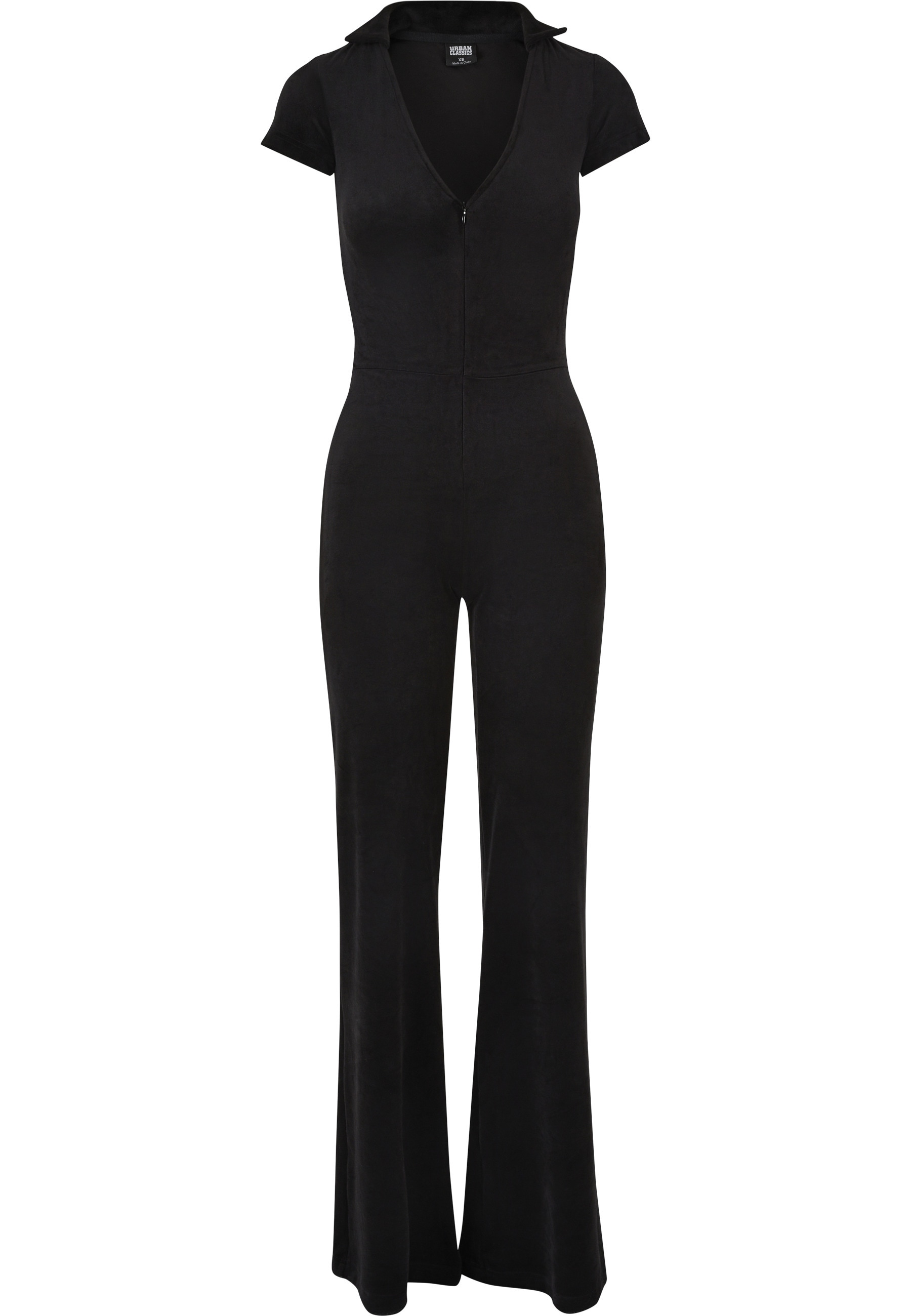 URBAN CLASSICS Jumpsuit "Urban Classics Damen Ladies Velvet Jumpsuit" 1 Stk günstig online kaufen
