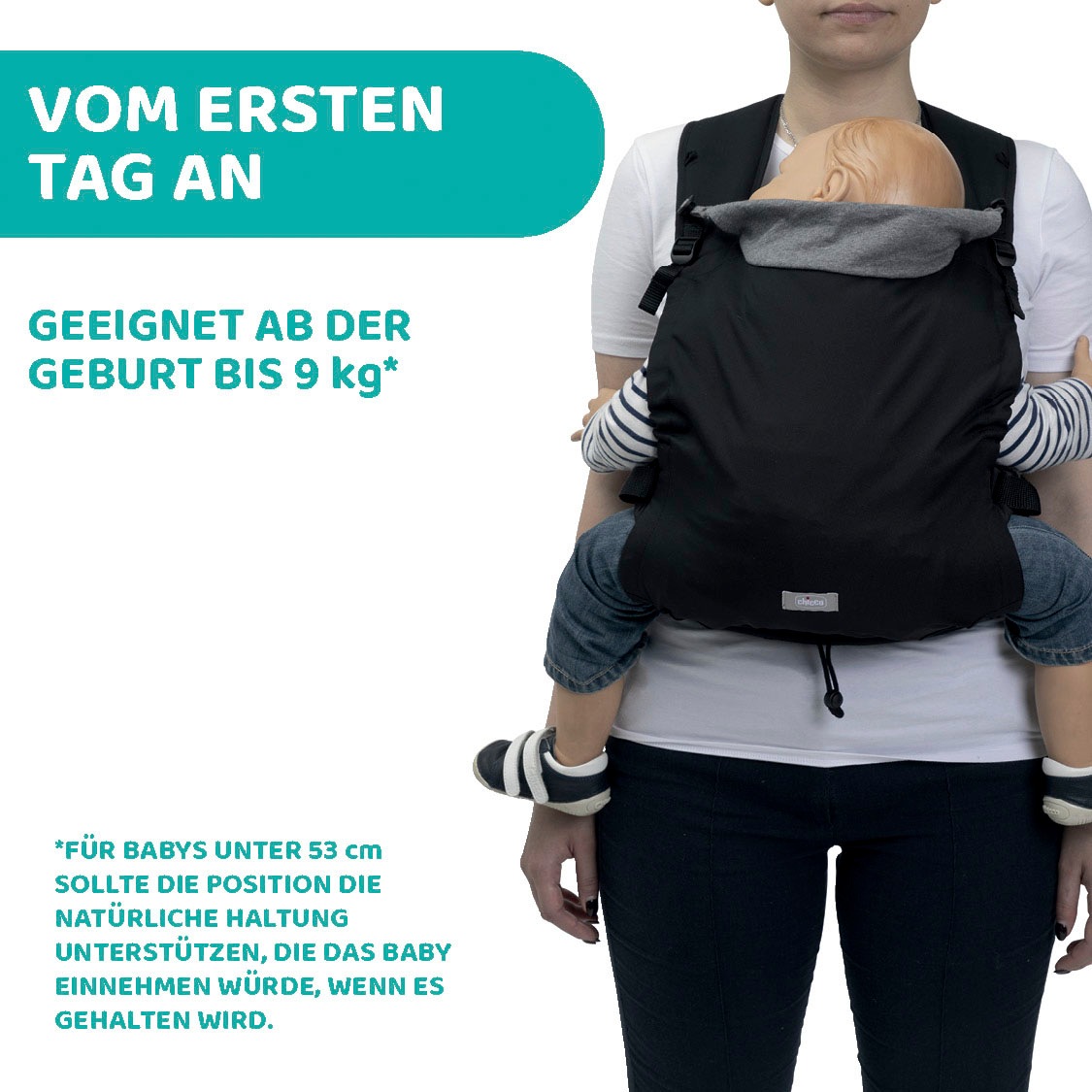 Chicco Babytrage »Skin Fit«, bis 9 kg, Made in Europe