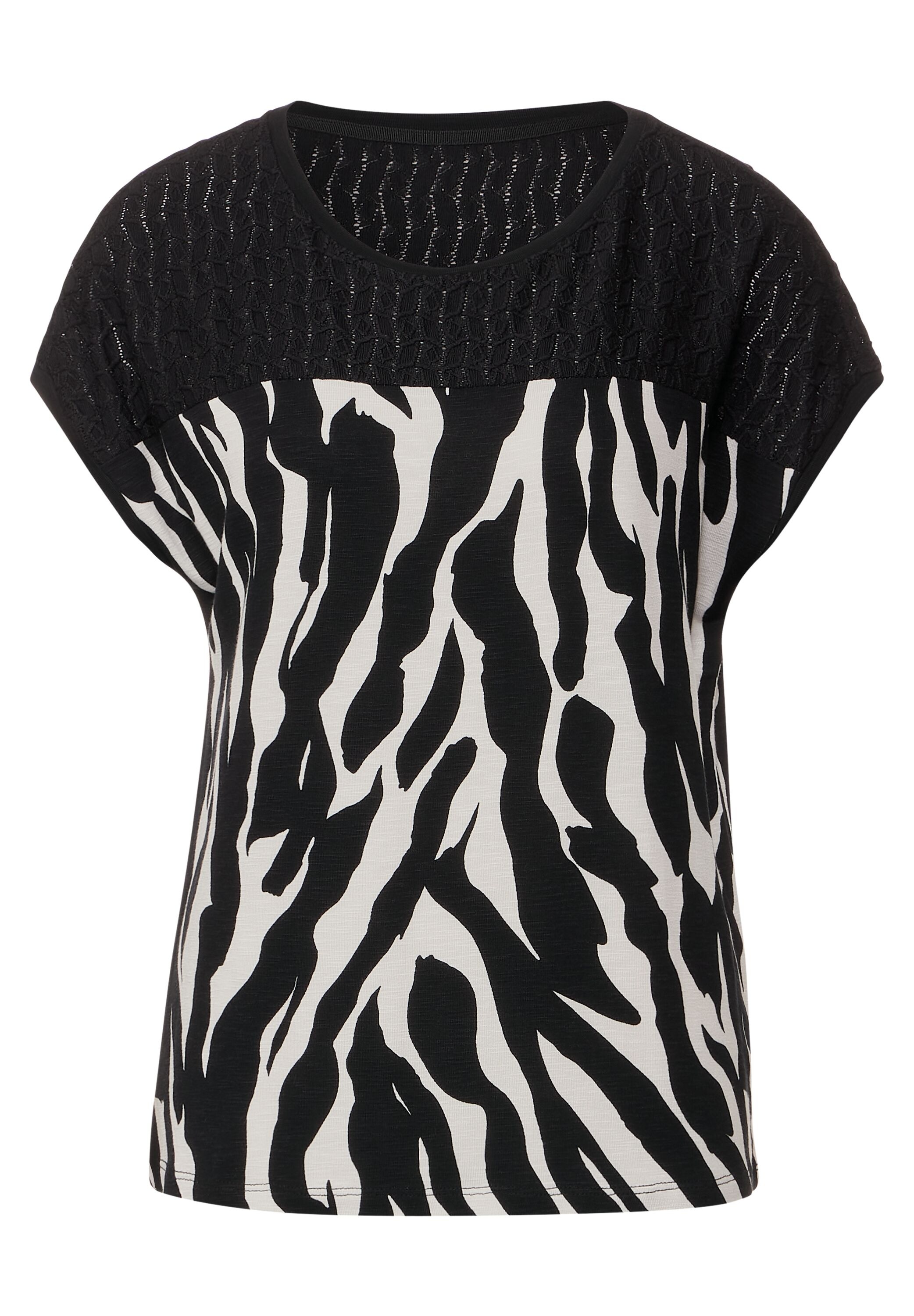 STREET ONE T-Shirt, mit Spitze