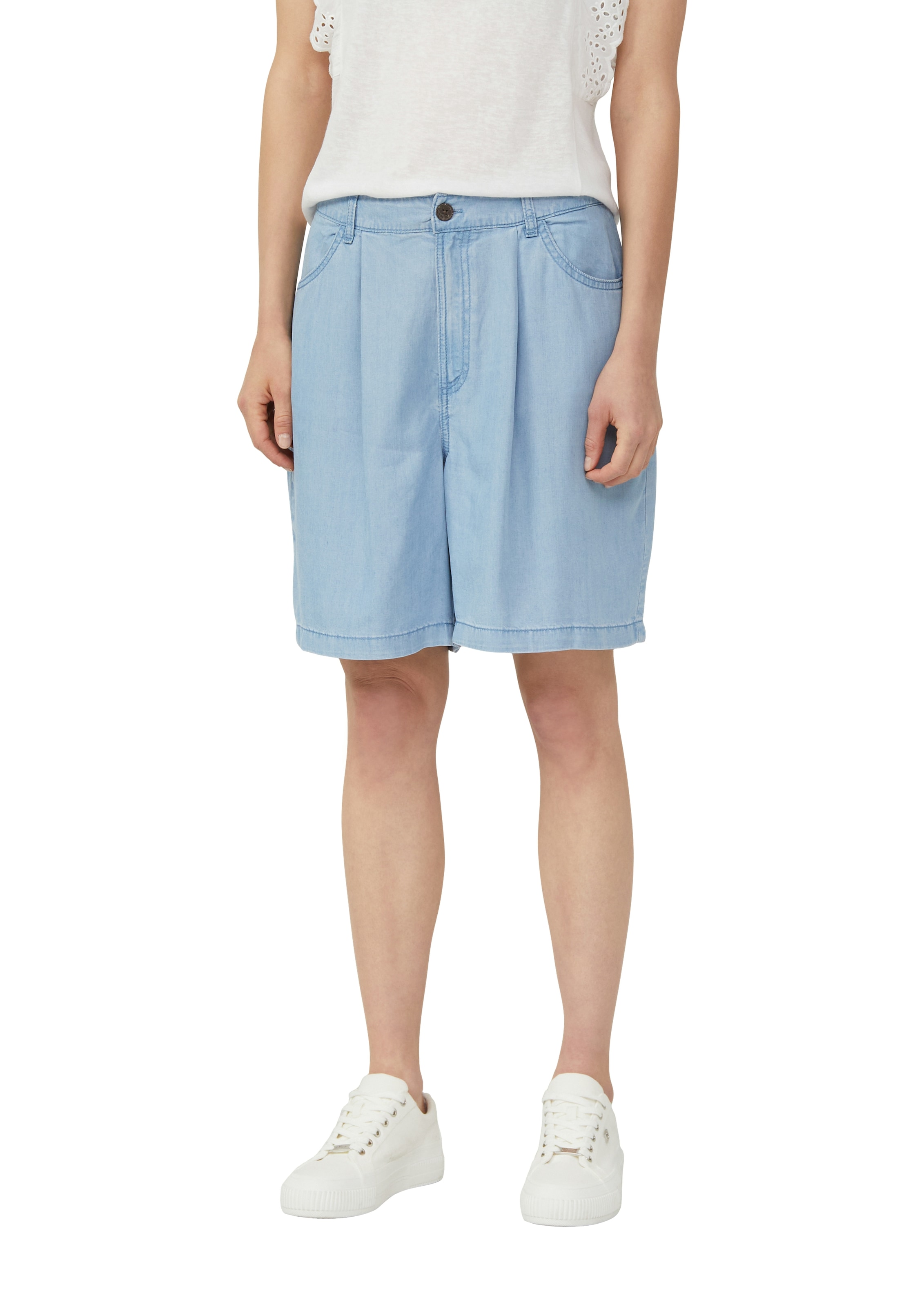 s.Oliver Bermudas, Sommerhose aus weichem Lyocell günstig online kaufen