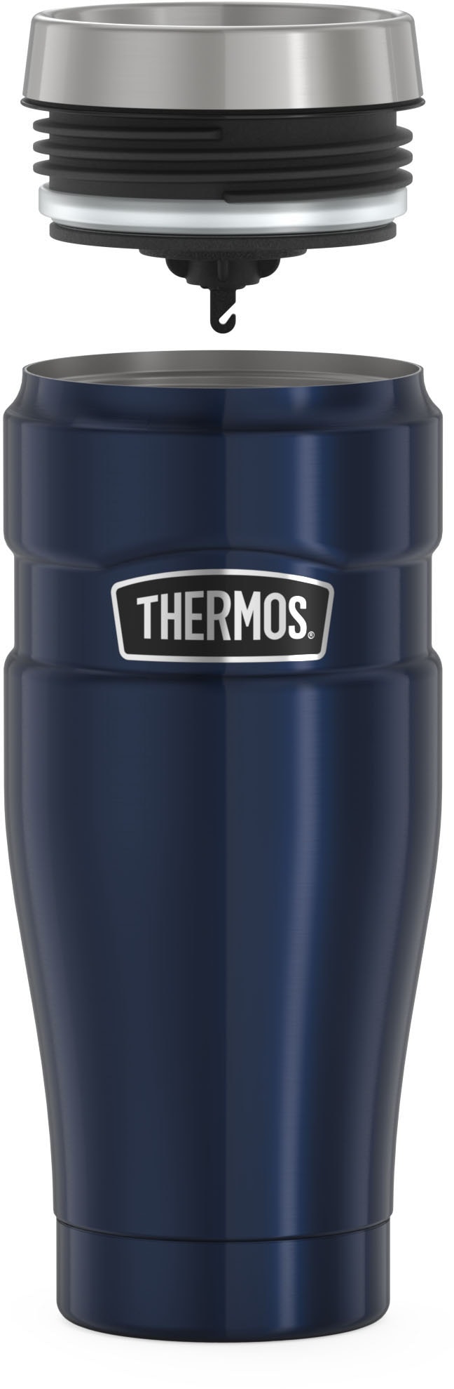 THERMOS Thermobecher »Stainless King«, (1 tlg.), DrinkLock – Verschlusssystem, 100% dicht