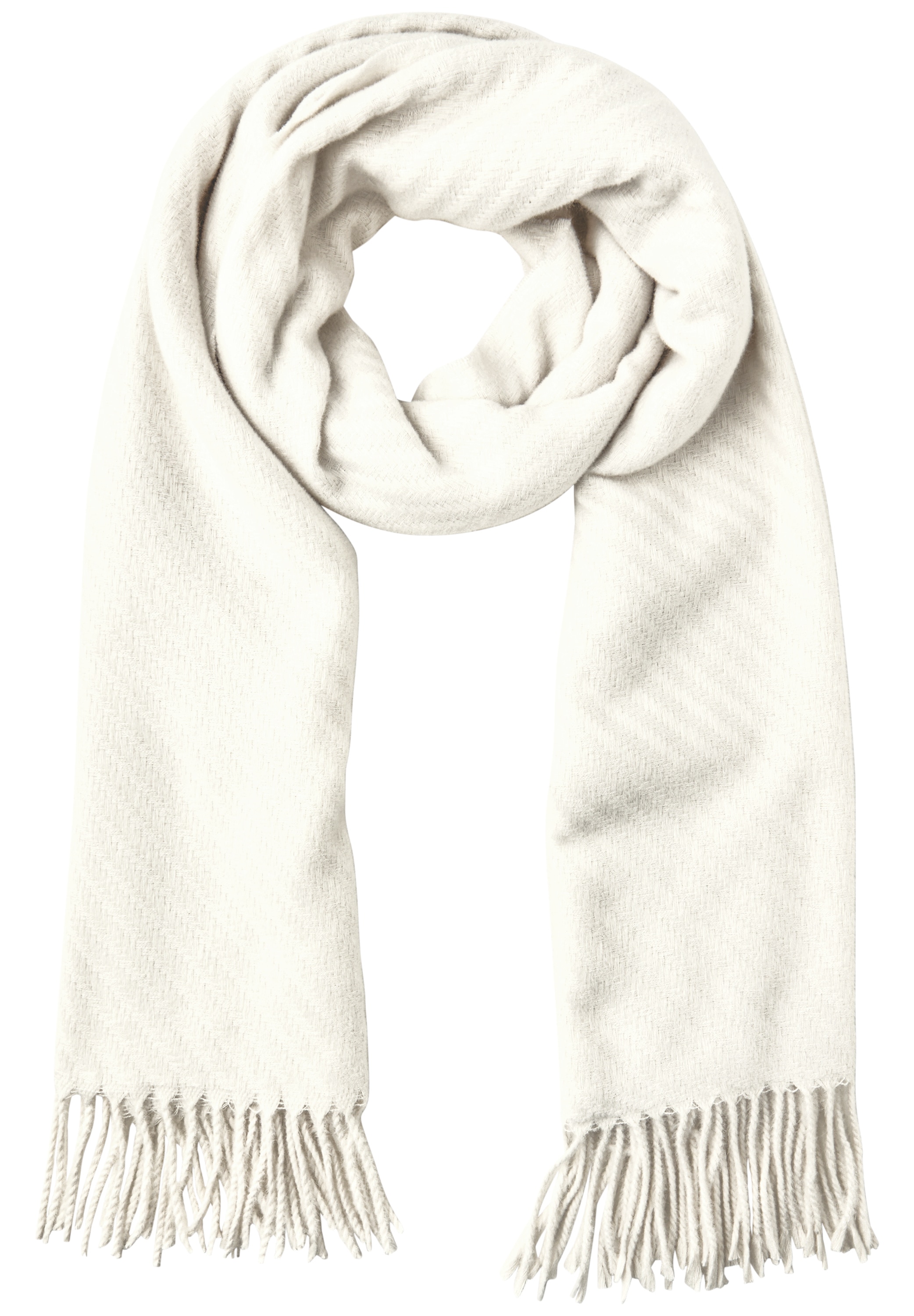 STREET ONE STUDIO Schal mit Fransen am Saum