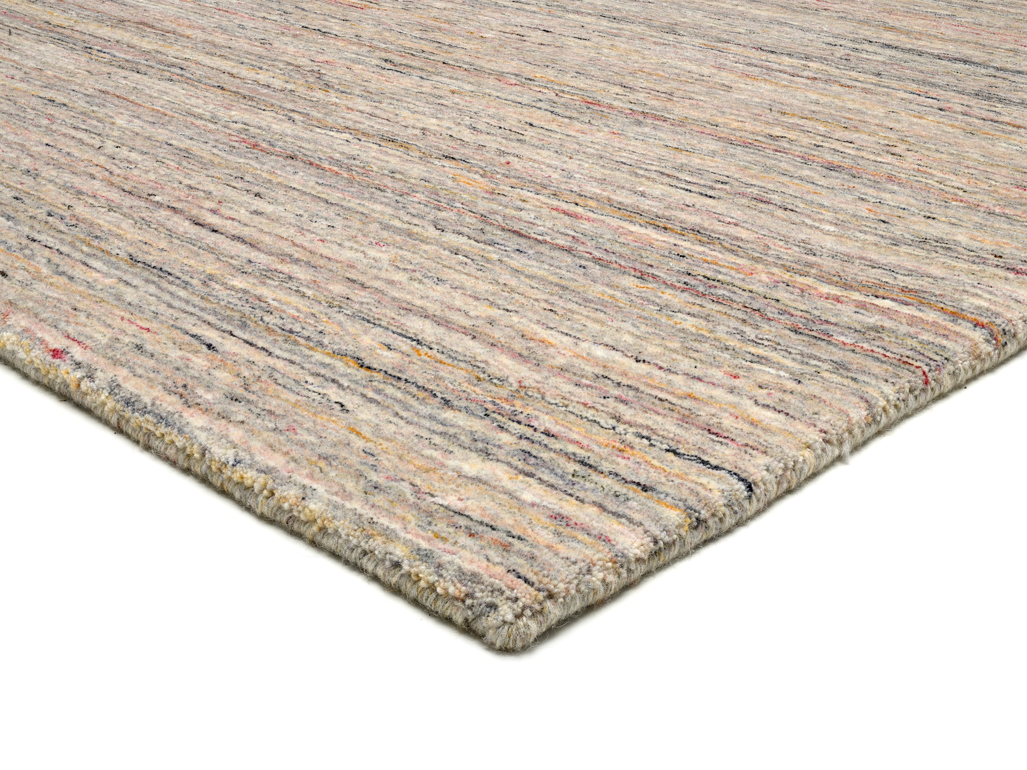 OCI DIE TEPPICHMARKE Wollteppich »HAPINOA« rechteckig 16 mm Höhe handgewebt, reine Wolle, Naturfasern, Hochwertig, Wohnzimmer
