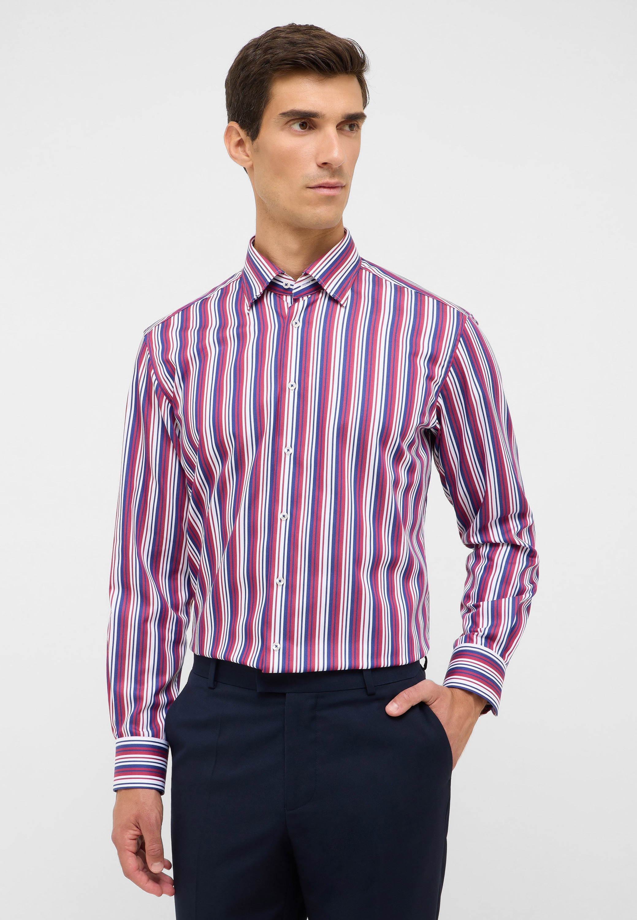 Eterna Langarmhemd "MODERN FIT" NON IRON (bügelfrei) günstig online kaufen