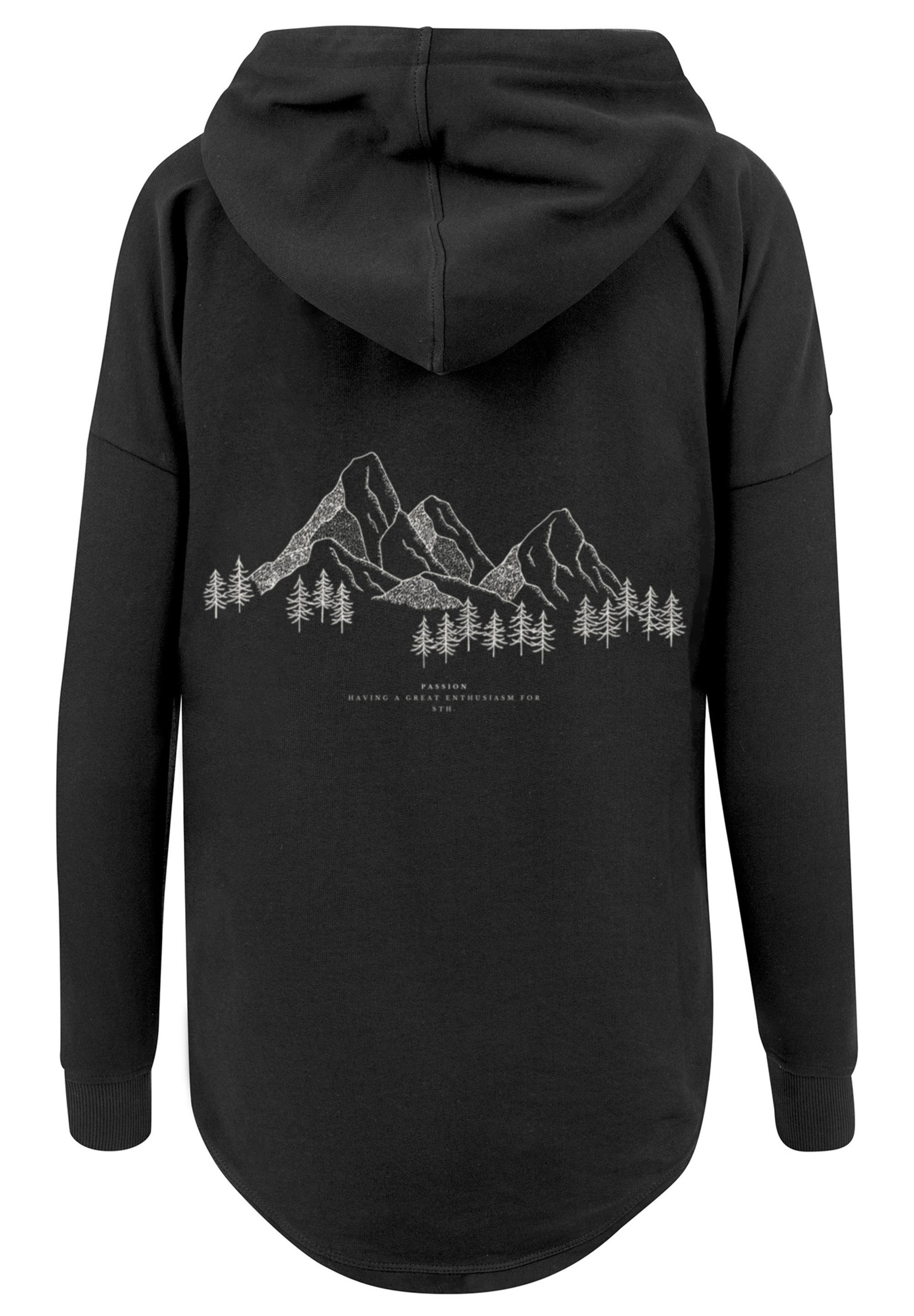 F4NT4STIC Kapuzenpullover »Mountain Berge Urlaub Winter Schnee Ski«, Print
