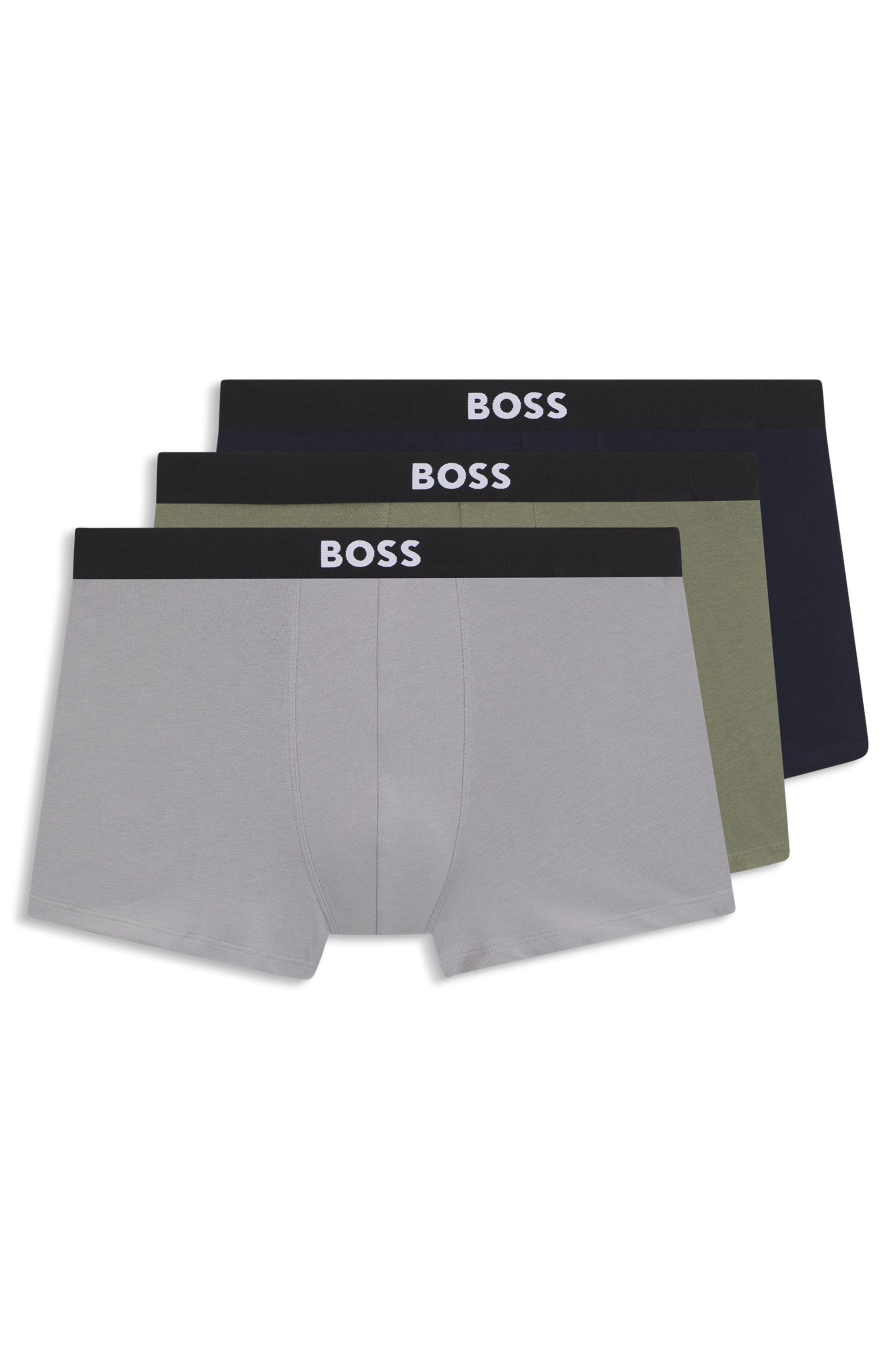 BOSS Trunk "3P Trunk BOSS ONE" mit unifarbenen Bund günstig online kaufen