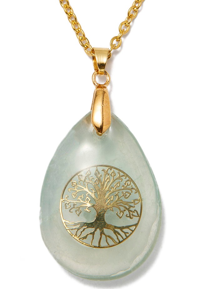 Zysta 108 Perlen Mala Kette Aus Aventurin | Mit Lebensbaum Anhänger | Wickelarmband Für Meditation & Reiki | Spirituelles Geschenk