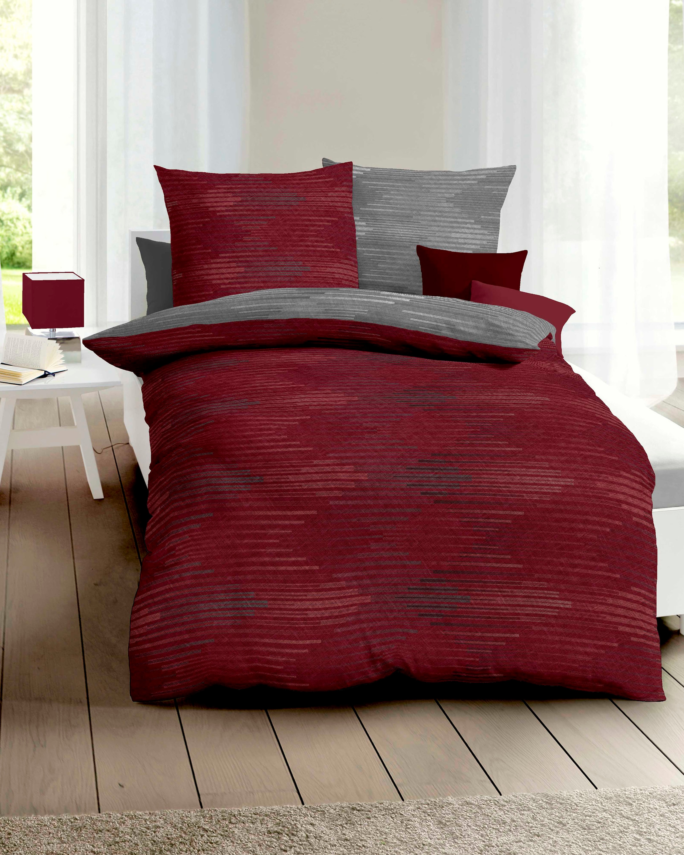 Kaeppel Wendebettwäsche "Ikat" 3 Stk. tlg. angenehm wärmend günstig online kaufen