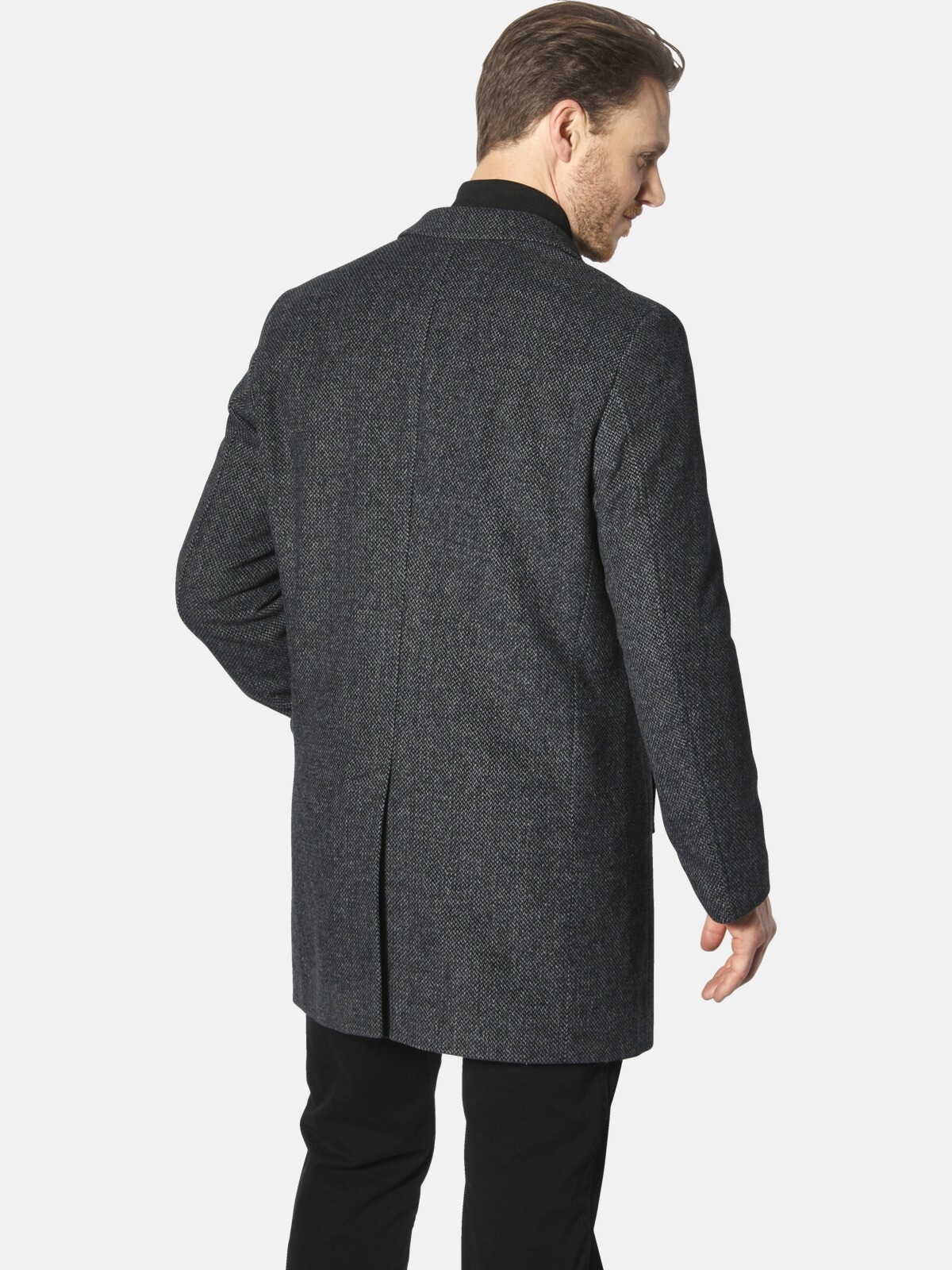 Jan Vanderstorm Unska Coat Men's Grey Size 56 3