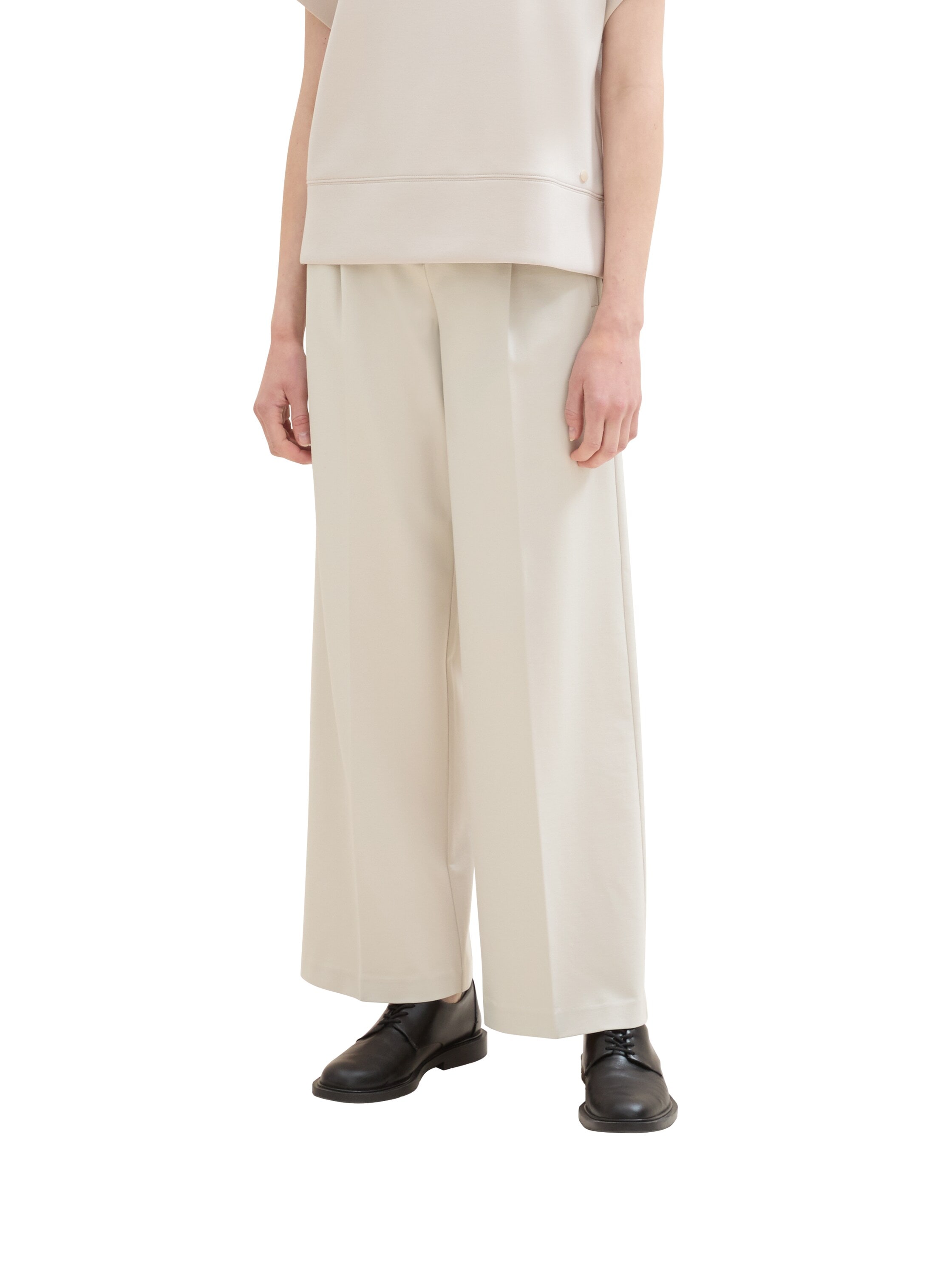 TOM TAILOR Jerseyhose, Wide Leg mit Taschen