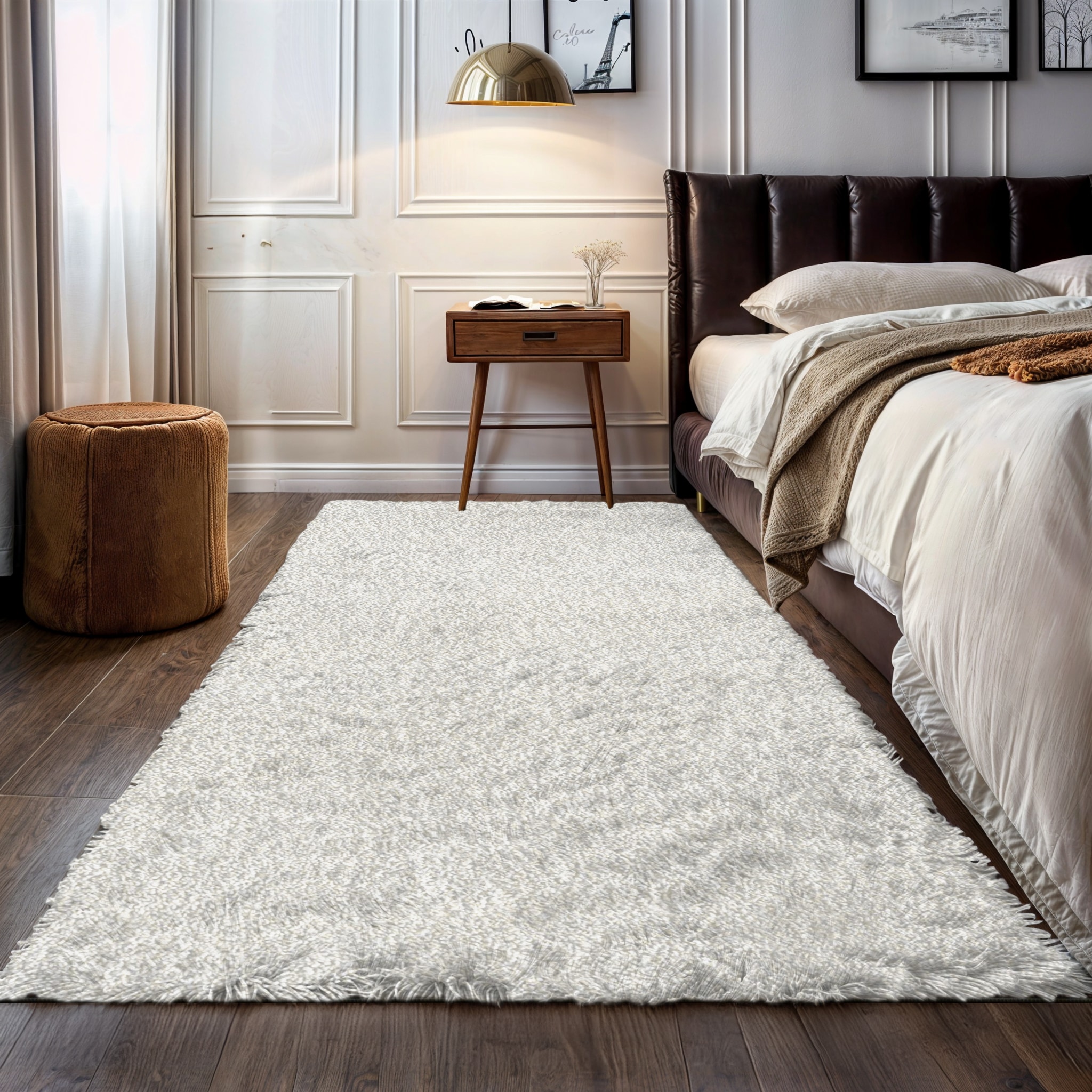 Myflair Möbel & Accessoires Hochflor-Teppich "Banji" rechteckig 37 mm Höhe Uni Farben, weich und flauschig, auch als Läufer & in rund erhältlich