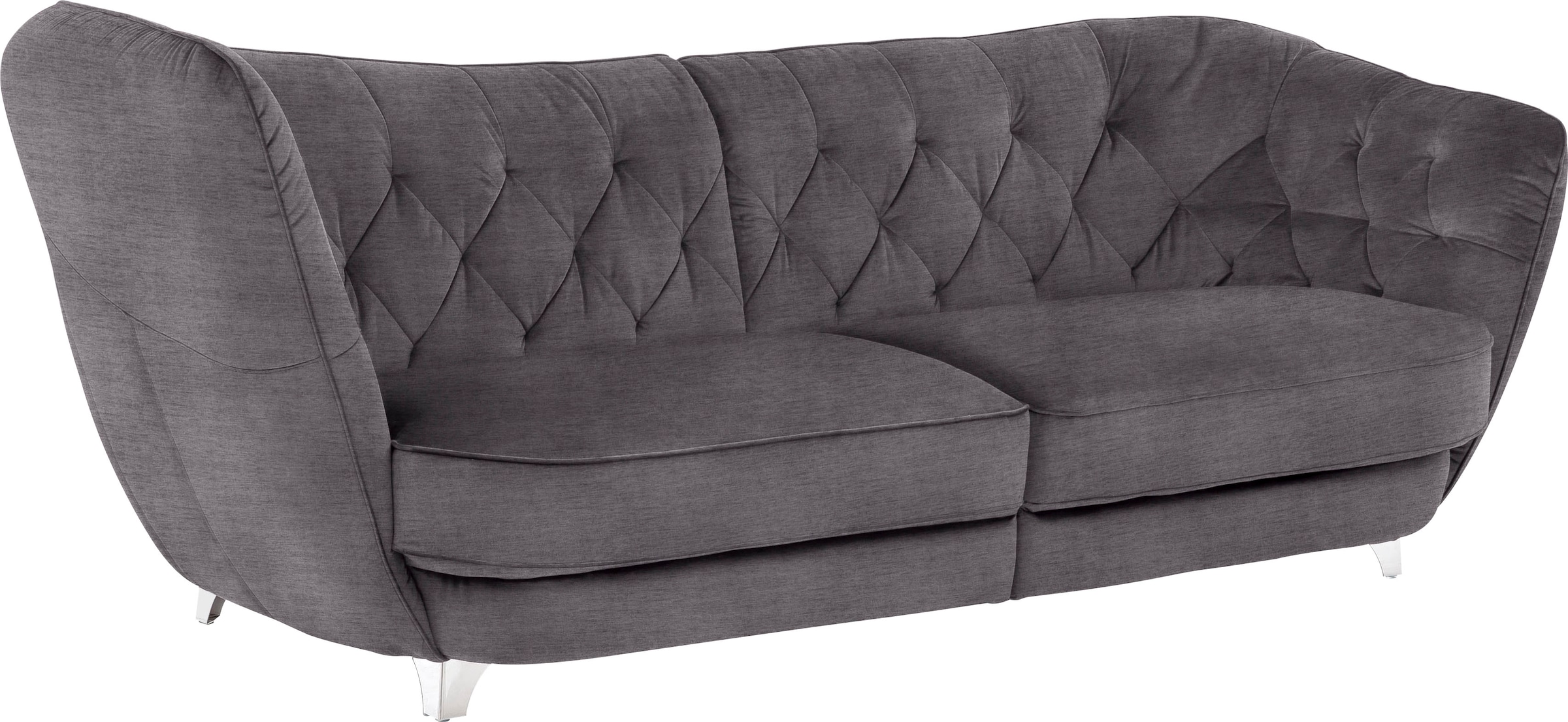 Leonique Big-Sofa "Retro", stylischer Hochlehner günstig online kaufen