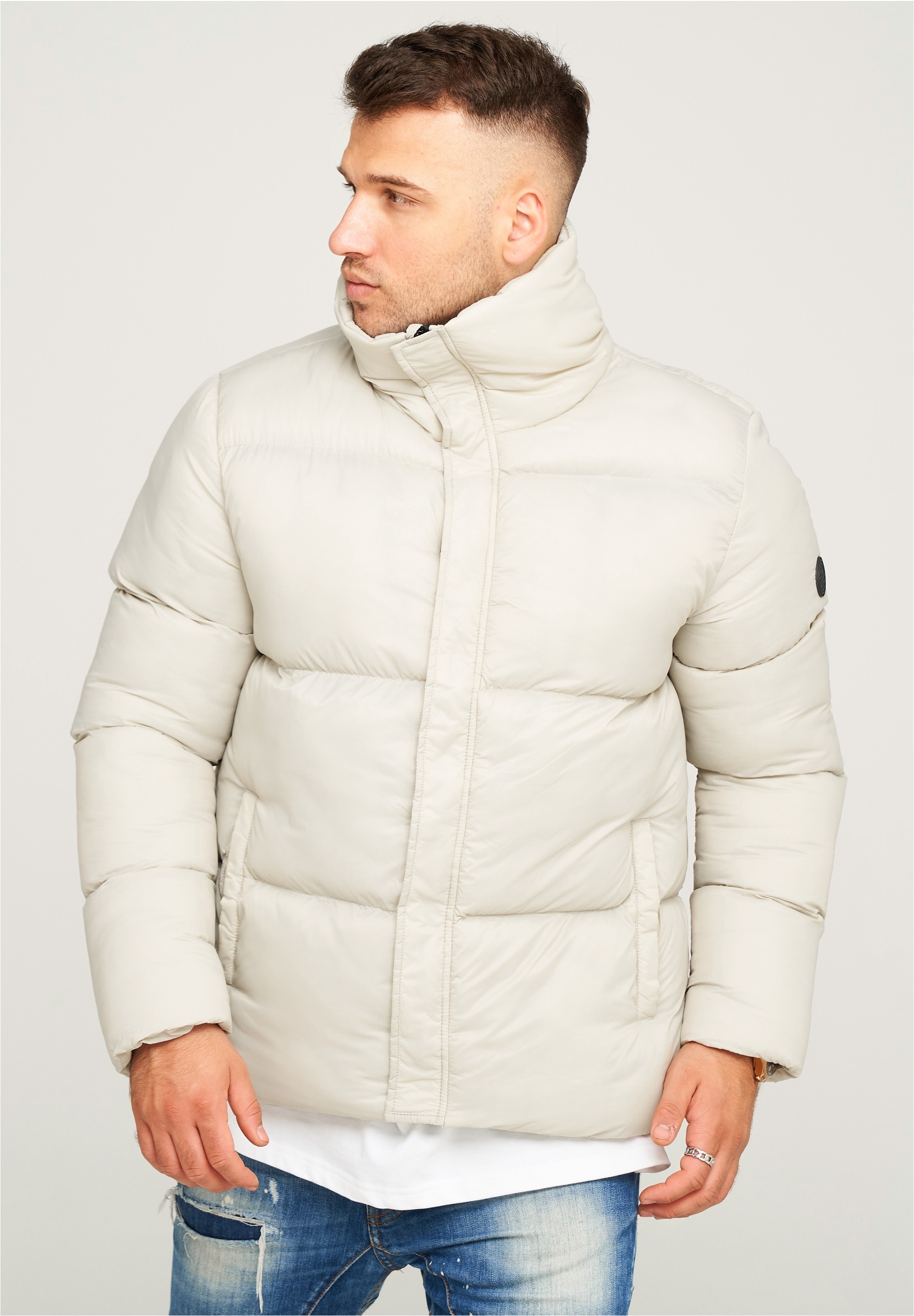 behype Steppjacke »BHJEFFREY PUFFER«, mit hohem Kragen