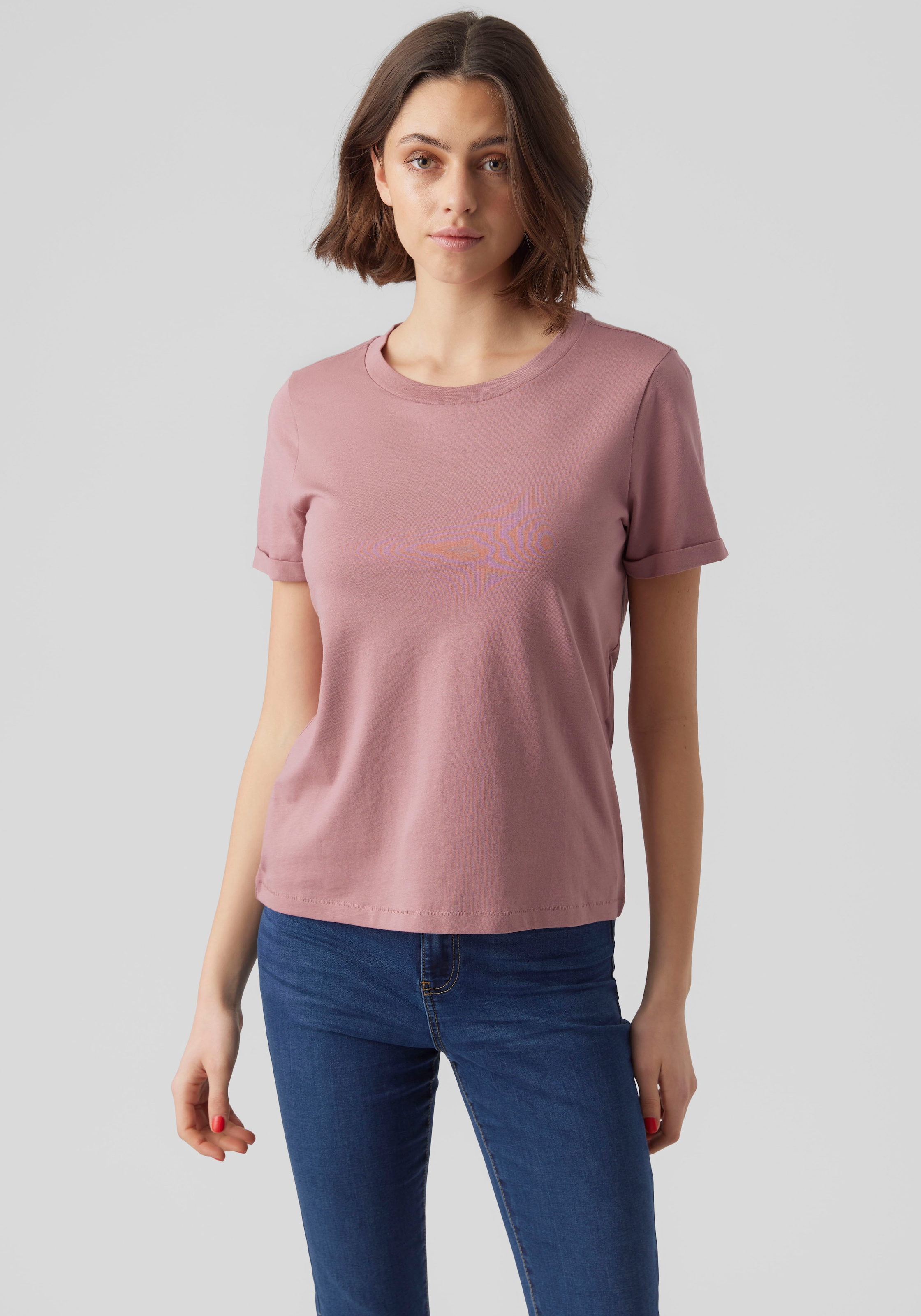 Vero Moda Kurzarmshirt "VMPAULA S/S T-SHIRT NOOS" günstig online kaufen