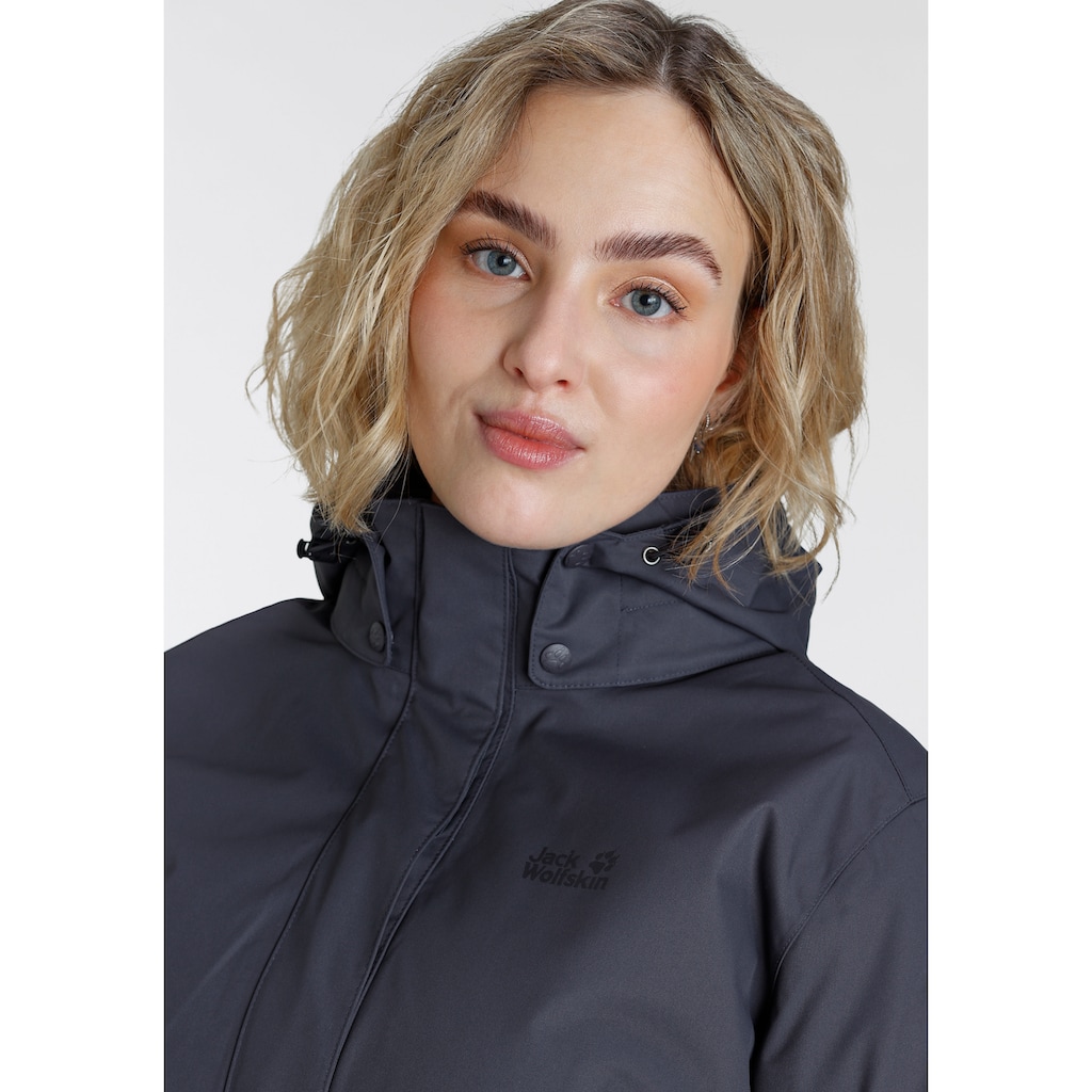 Jack Wolfskin 3-in-1-Funktionsjacke »ROSS ICE JKT«, mit Kapuze