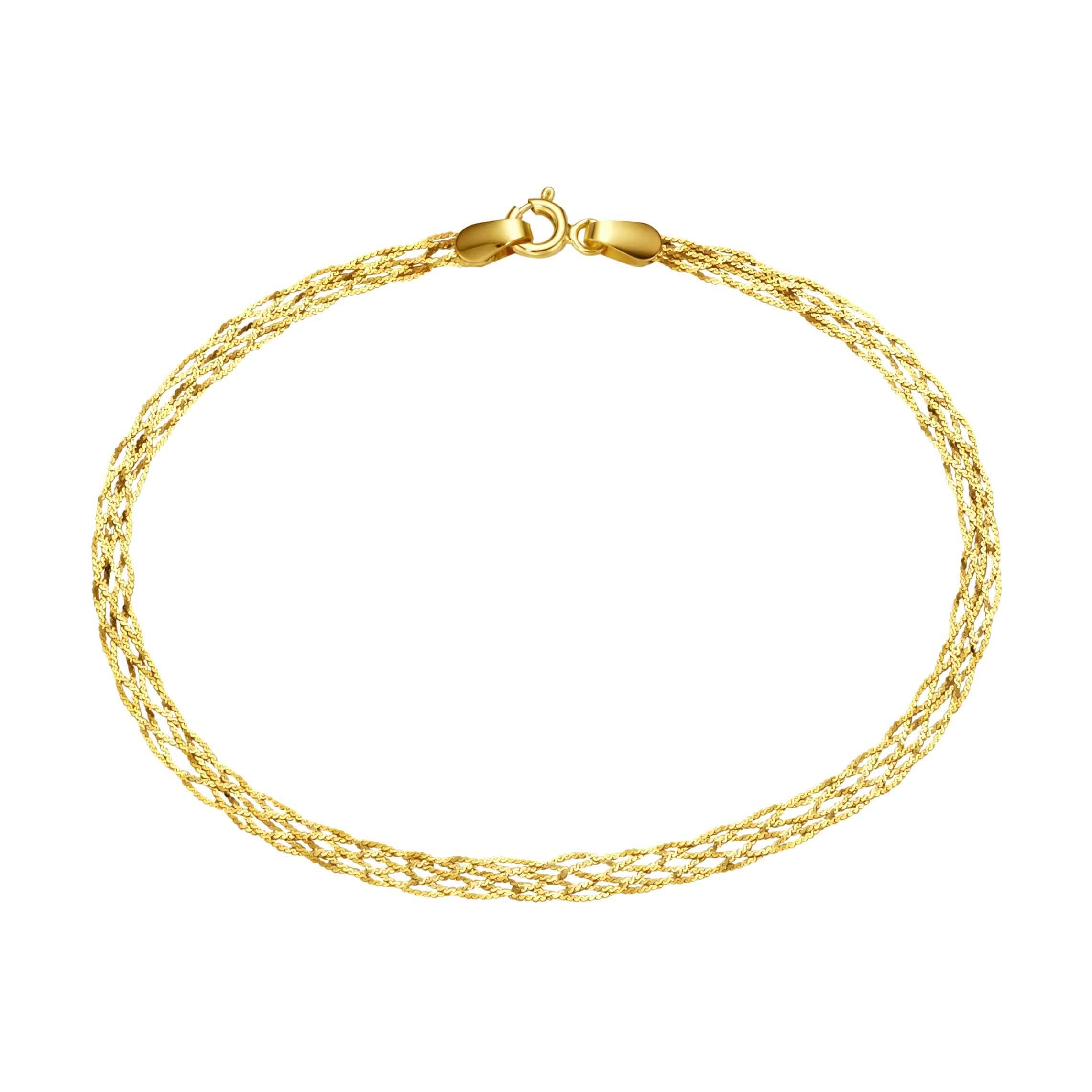 | Armband 585« Fantasiekette, Luigi kaufen Gold »geflochtene BAUR Merano