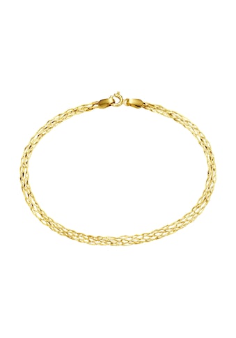 Armband »geflochtene Fantasiekette, Gold 585«