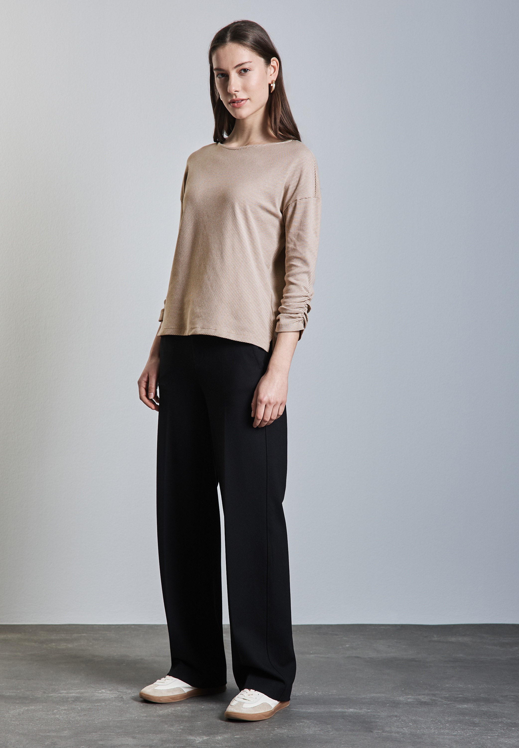 Thumbnail - STREET ONE 3/4-Arm-Shirt, mit U-Boot-Ausschnitt