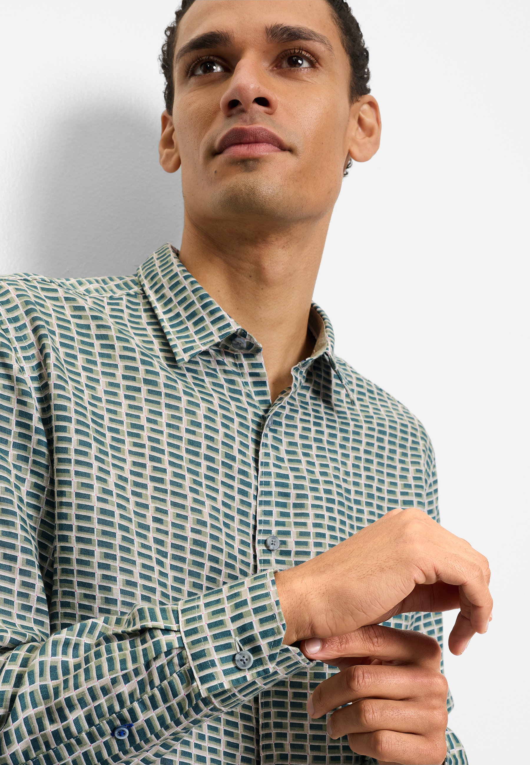 OLYMP Langarmhemd »OLYMP Casual, regular fit, Kent«