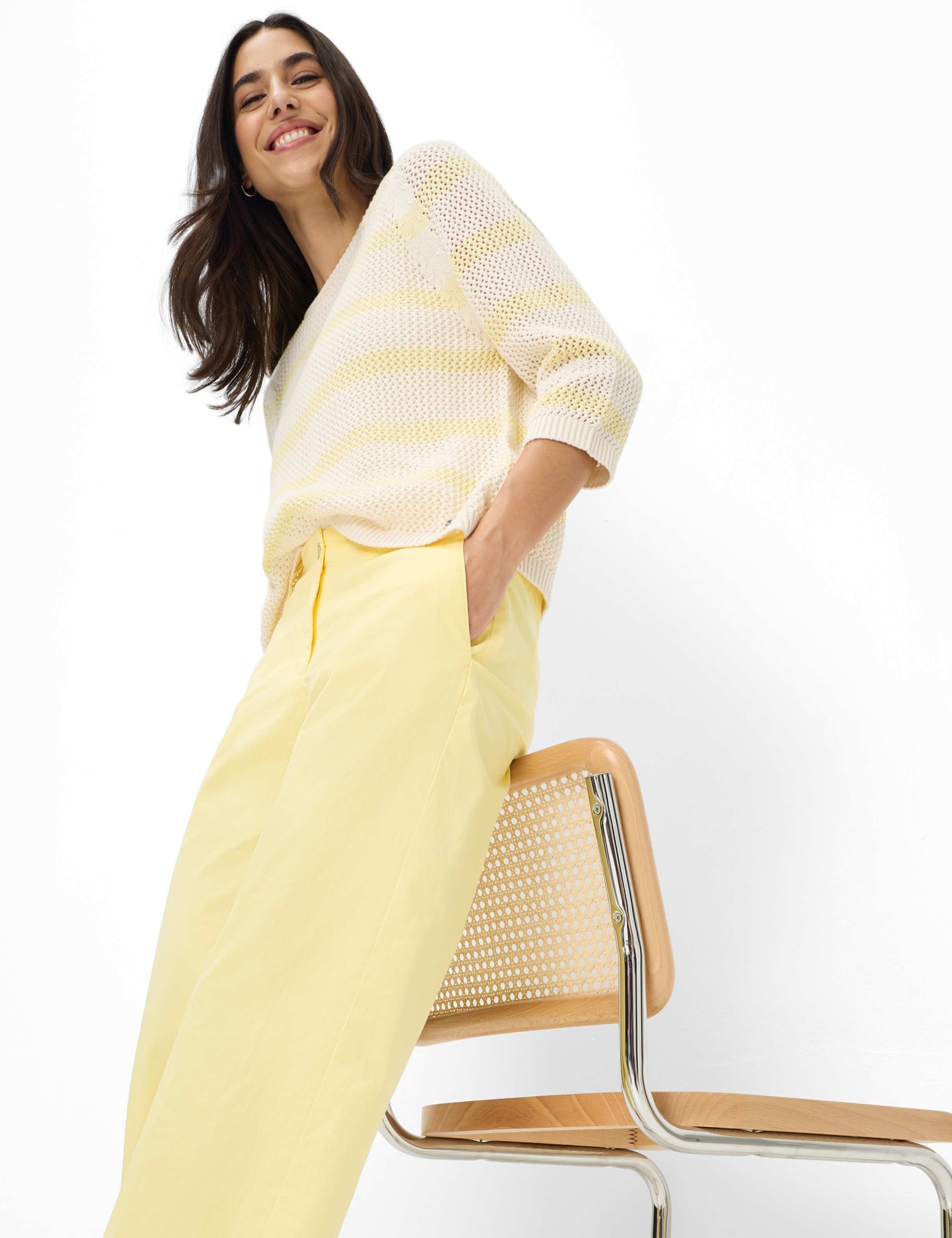 Brax Culotte 7/8 MAINE S gelb   42 damen 3