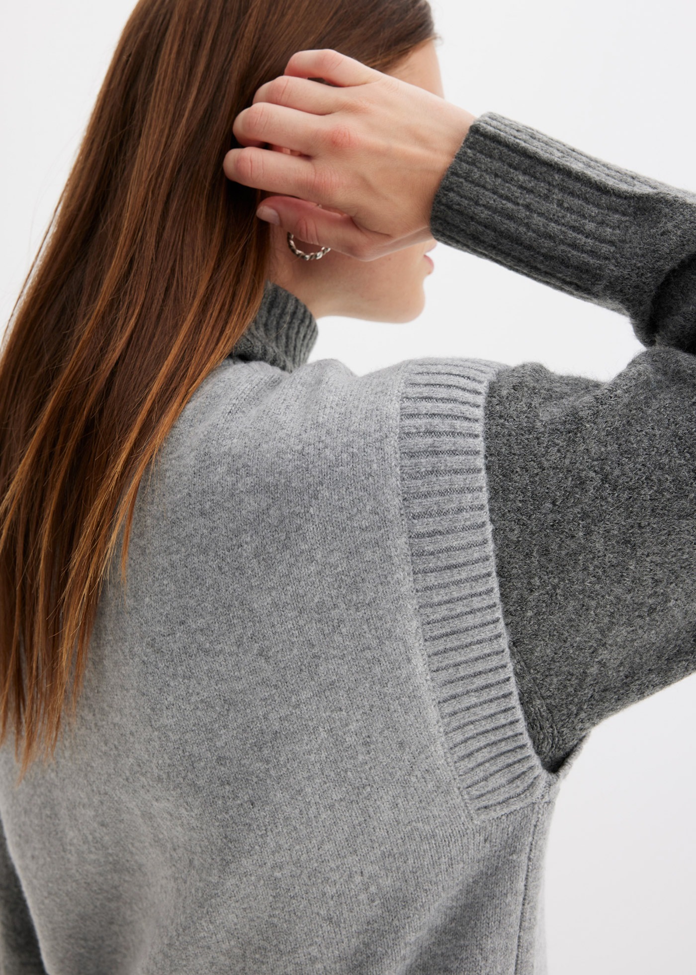 Thumbnail - bonprix Strickweste "Strickweste mit Zopfmuster" aus Polyester und Elasthan, bequeme Passform, mit Zopfmuster