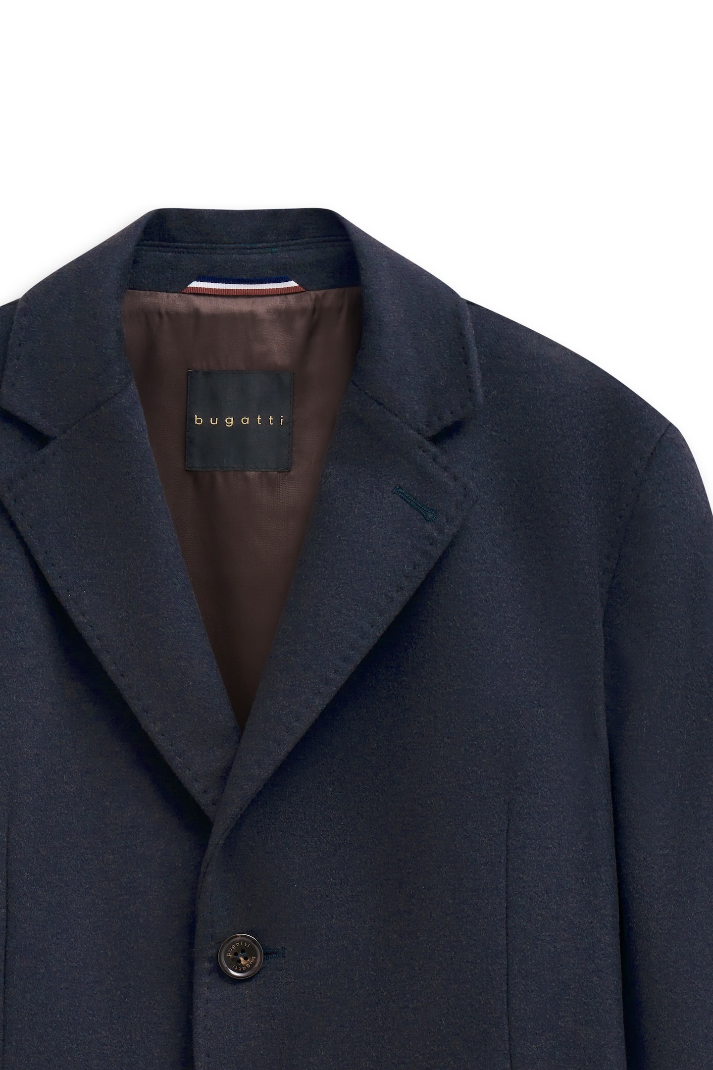 bugatti Kurzmantel »Modern Fit«, aus Kaschmir mit Knopfleiste