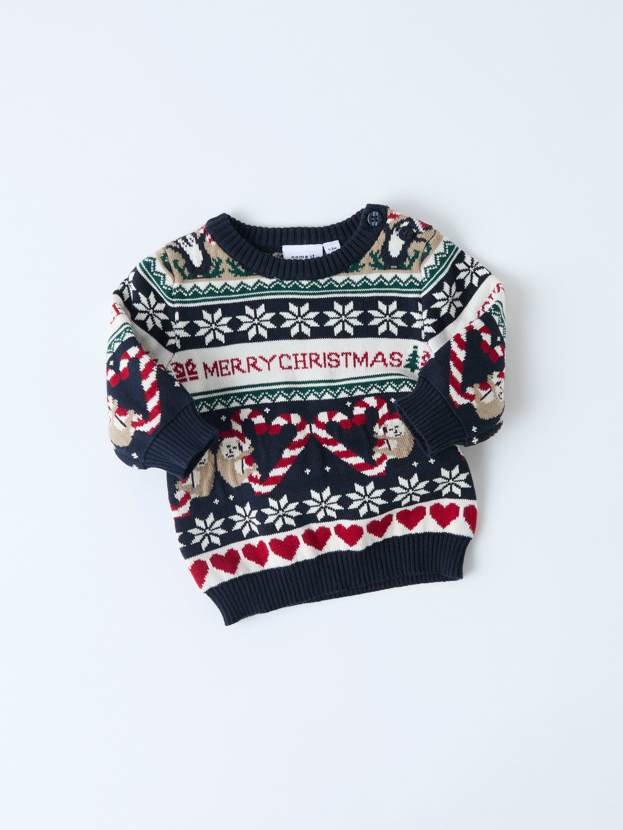 Name It Weihnachtspullover »NBNRILLE LS KNIT«