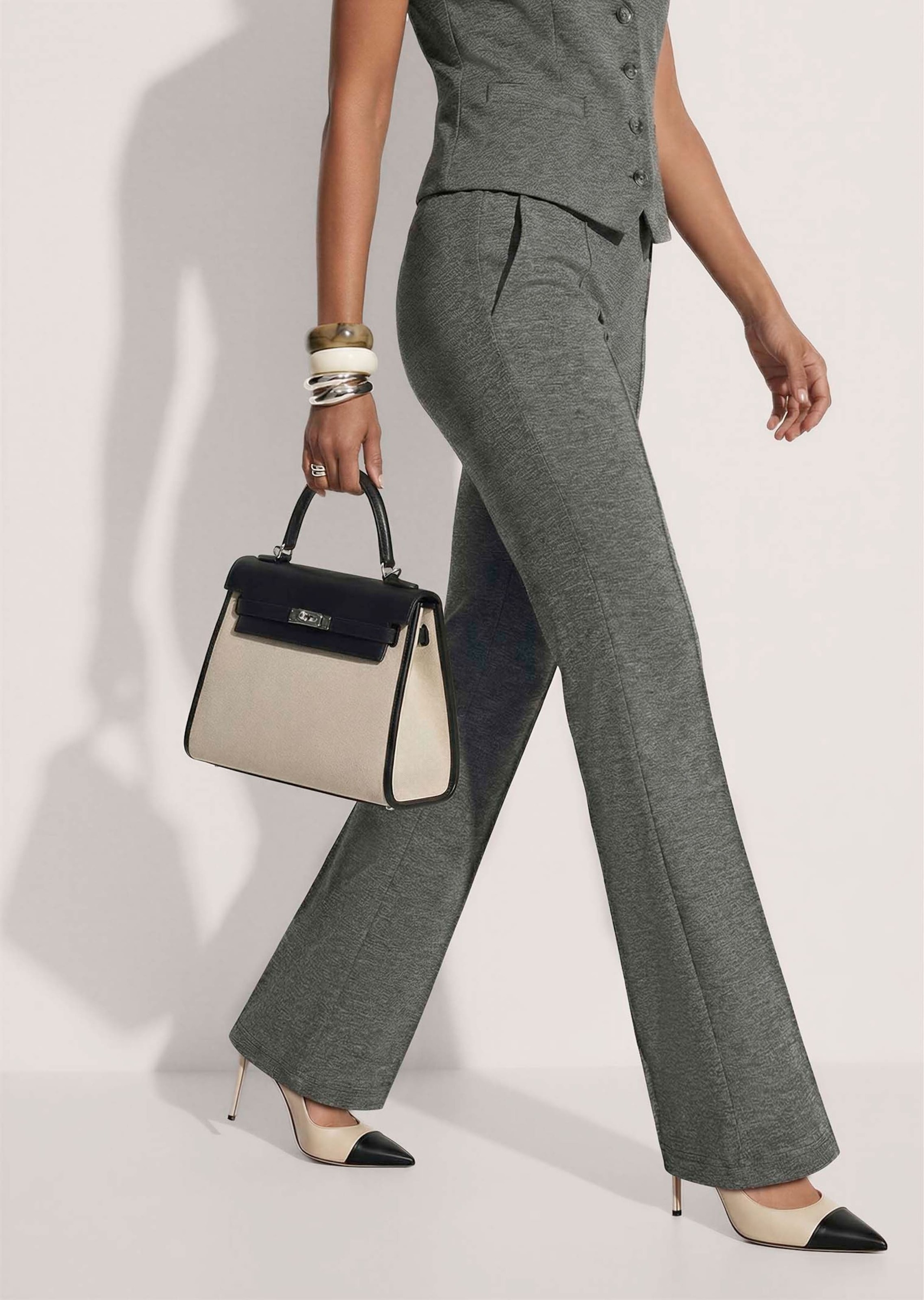MADELEINE Schlupfhose »Hose Jerseyhose mit Bootcut-Bein«