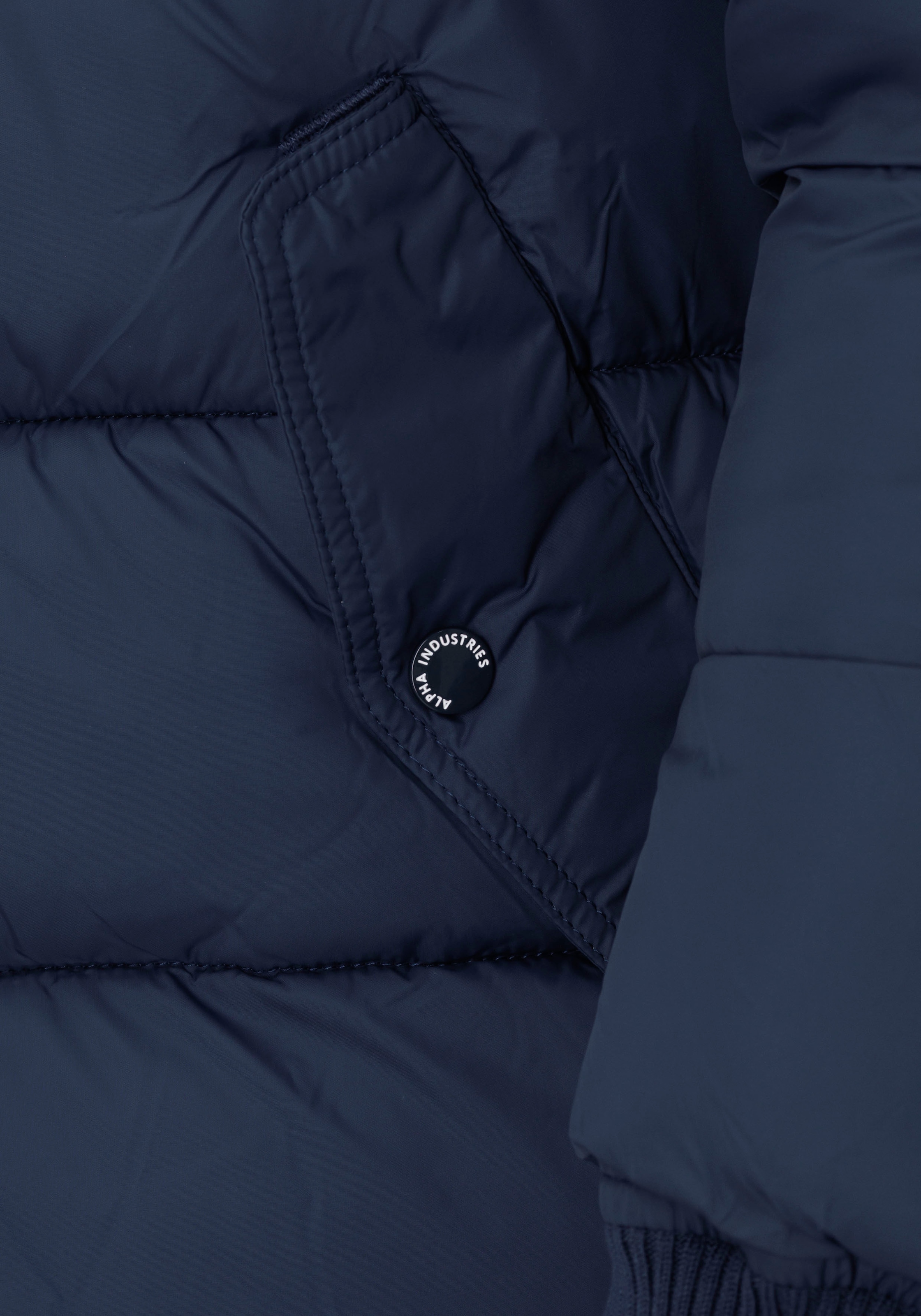 Alpha Industries Steppjacke »Hooded Puffer Alpha FD«, mit Kapuze