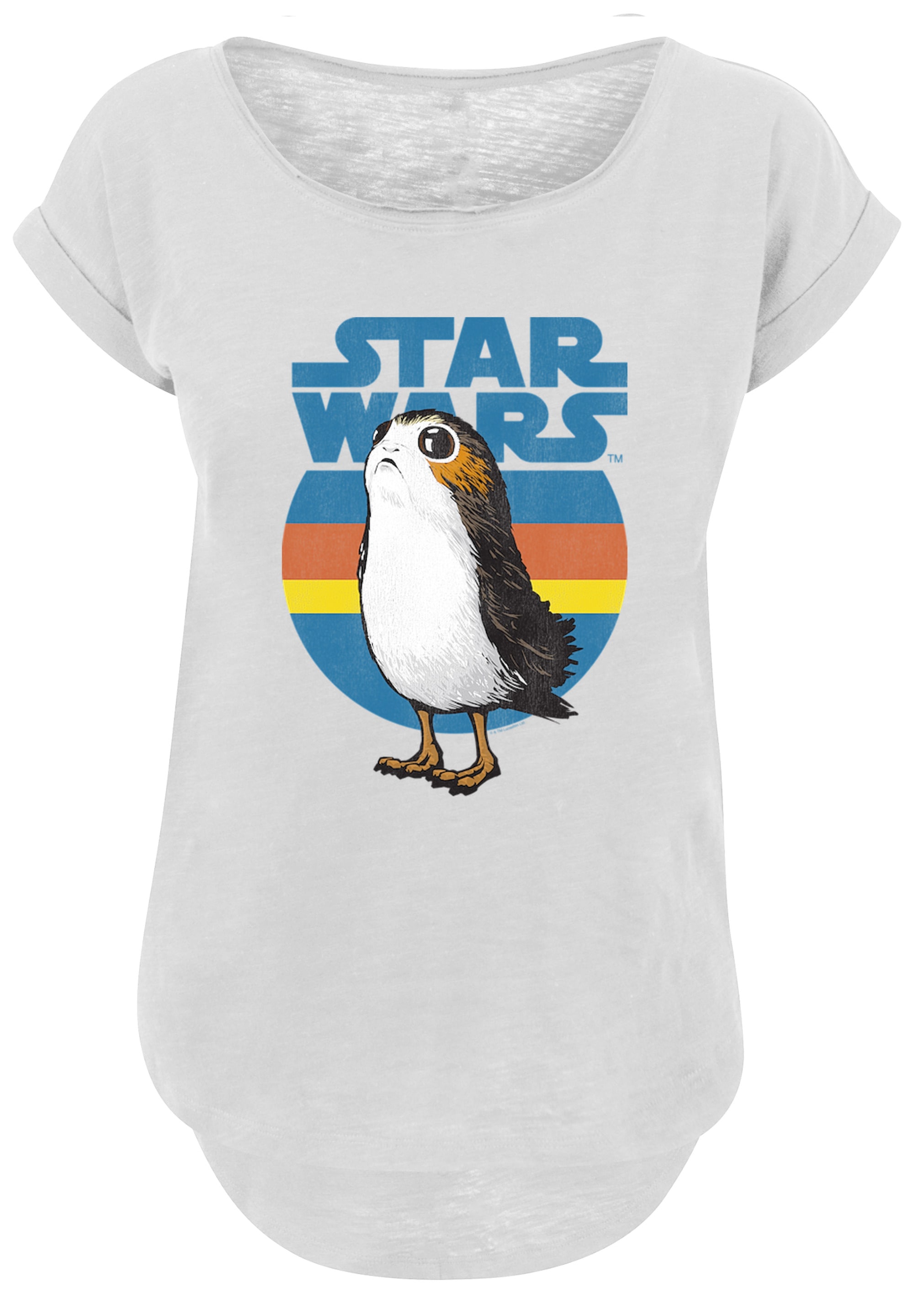 F4NT4STIC T-Shirt »'Star Wars Last Jedi Porg'«, Print