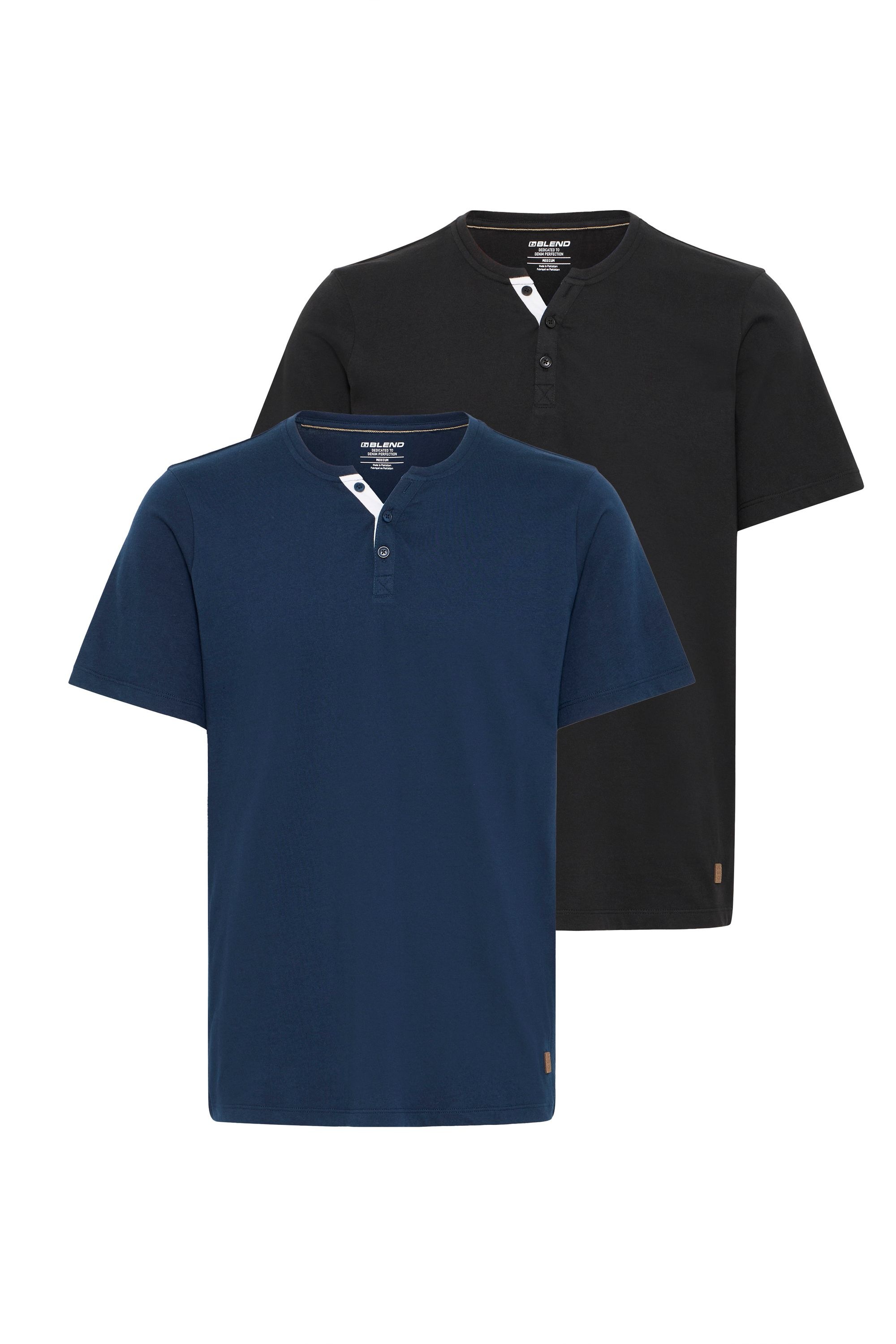 Blend T-Shirt "BHHoley" Klassisches Grandad T-Shirt günstig online kaufen