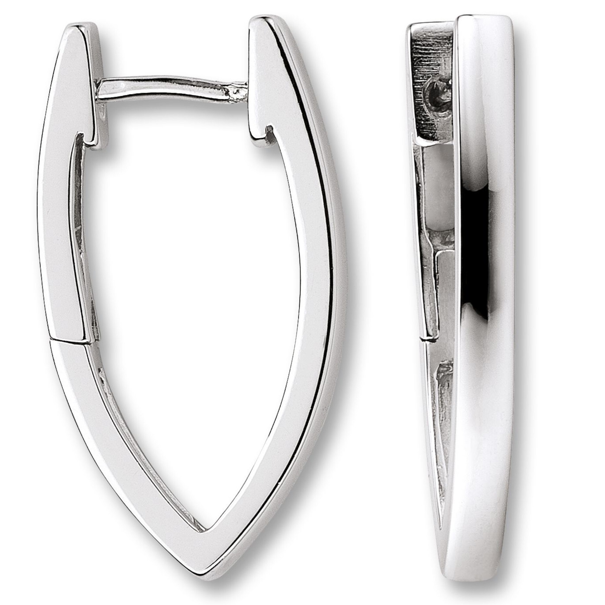 Paar Creolen ONE ELEMENT "Ohrringe Creolen aus 925 Silber Ohrringe Creolen aus 925 Silber", silber, Ohrringe, Damen, Damen, Silber 925 (Sterlingsilber), Harmonisch gestaltet – ruhiges Design mit feinem Ausdruck