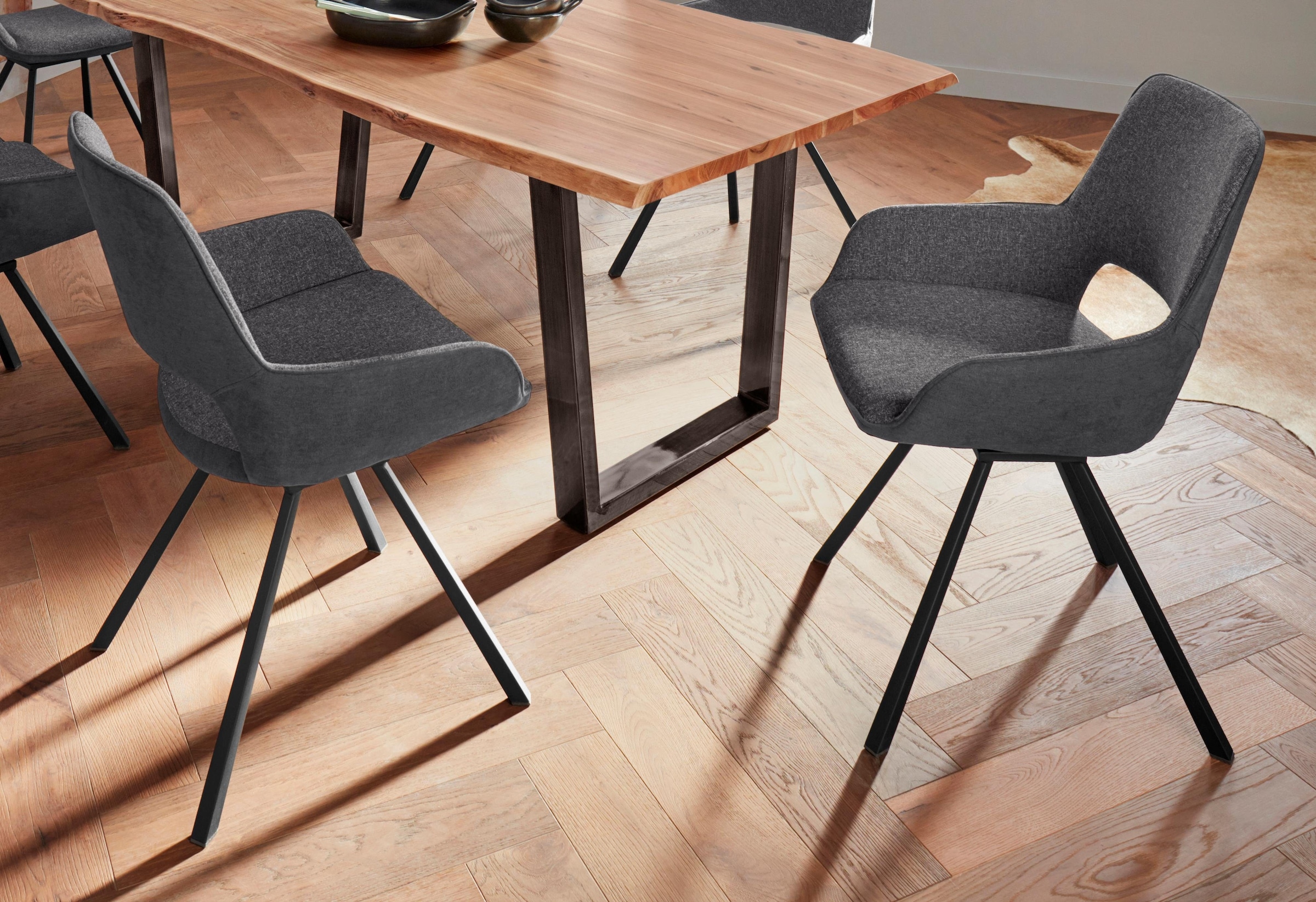 MCA furniture 4-Fußstuhl »Parana«, (Set), 2 St., Stuhl belastbar bis 120 Kg  kaufen | BAUR