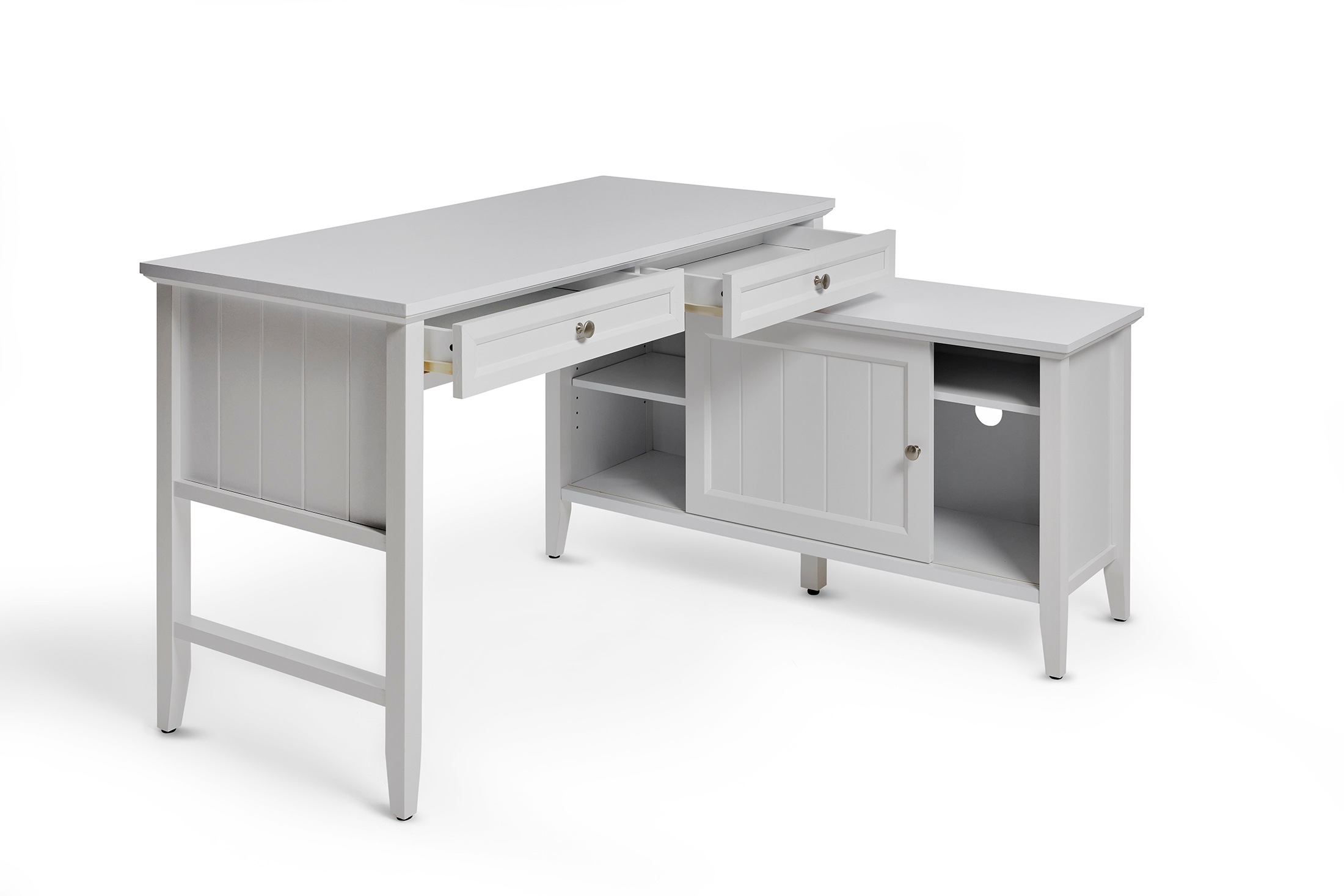Jahnke Eckschreibtisch "CLASSIC C 145 E", wechselseitig montierbar, mit Sch günstig online kaufen