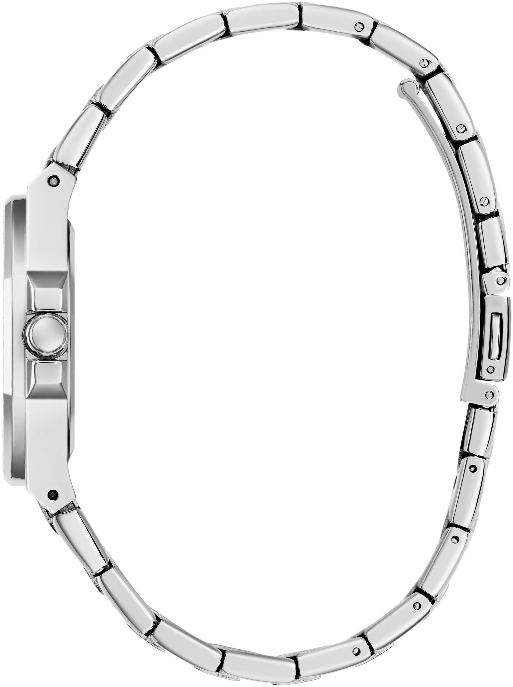 Guess Quarzuhr »CONTESSA«, Armbanduhr, Damenuhr, Edelstahlarmband