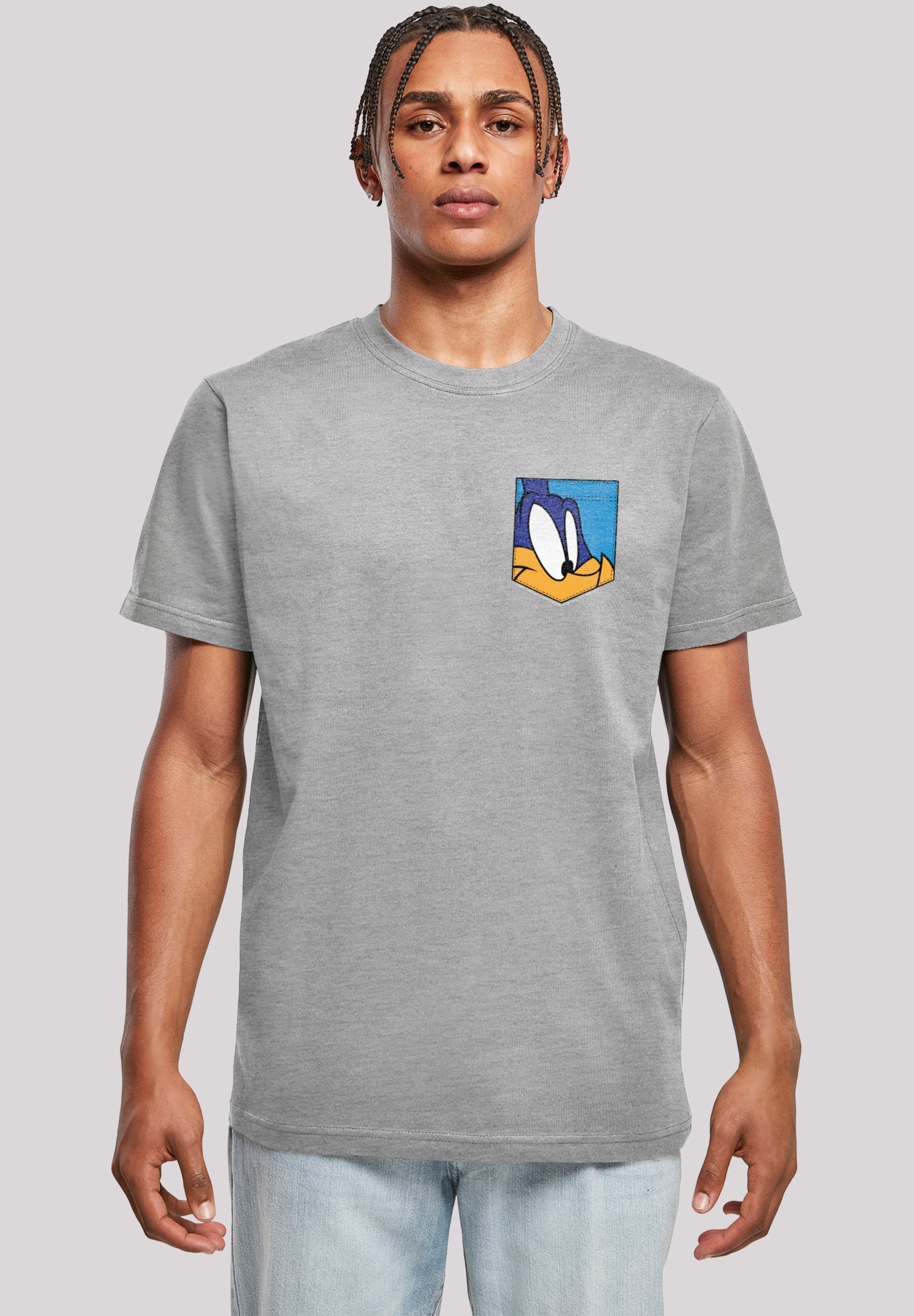 F4NT4STIC T-Shirt "Looney Tunes Road Runner Face Faux Pocket", Print günstig online kaufen