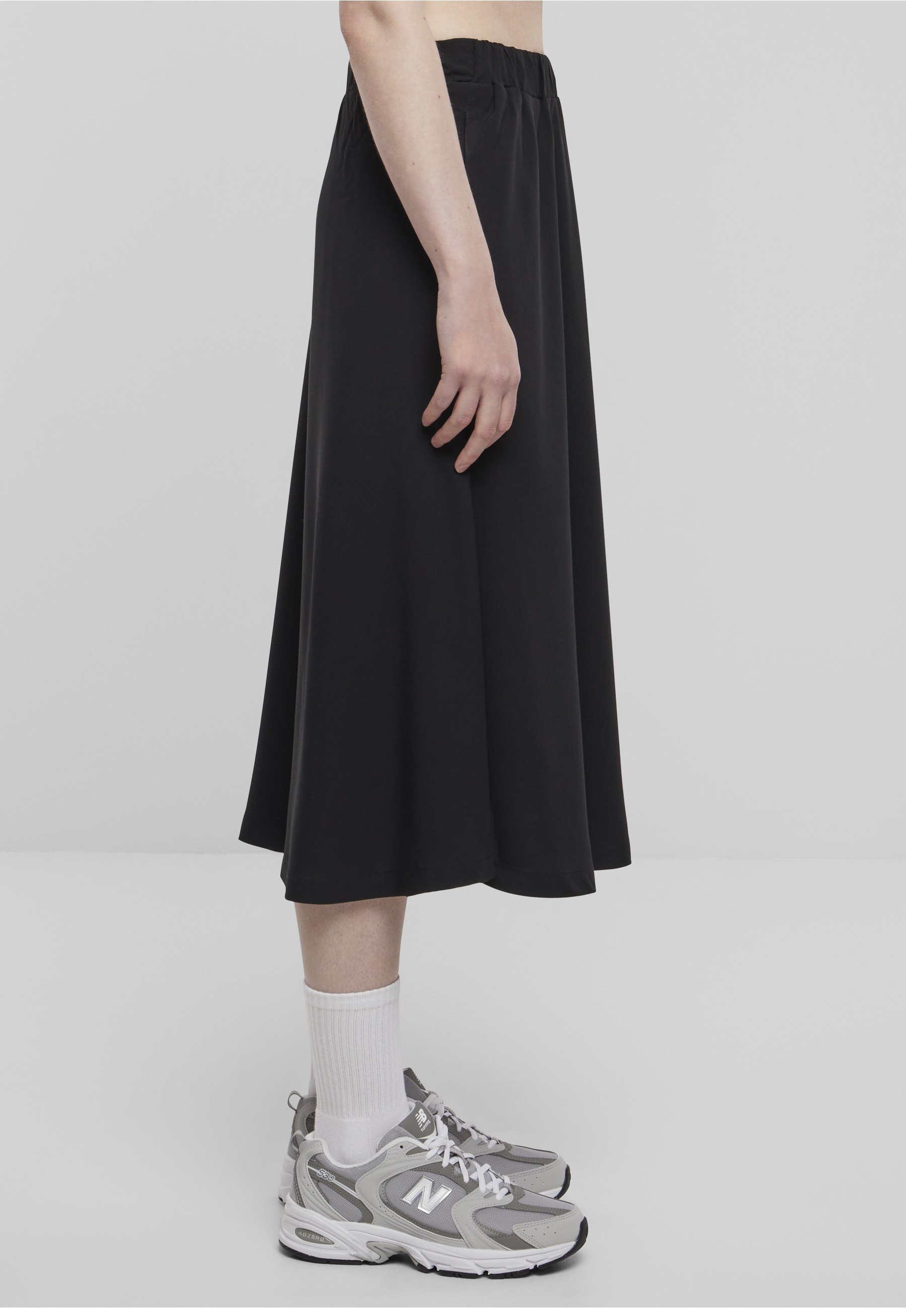URBAN CLASSICS Sommerrock »Urban Classics Damen Ladies Viscose Skirt« 1 Stk.