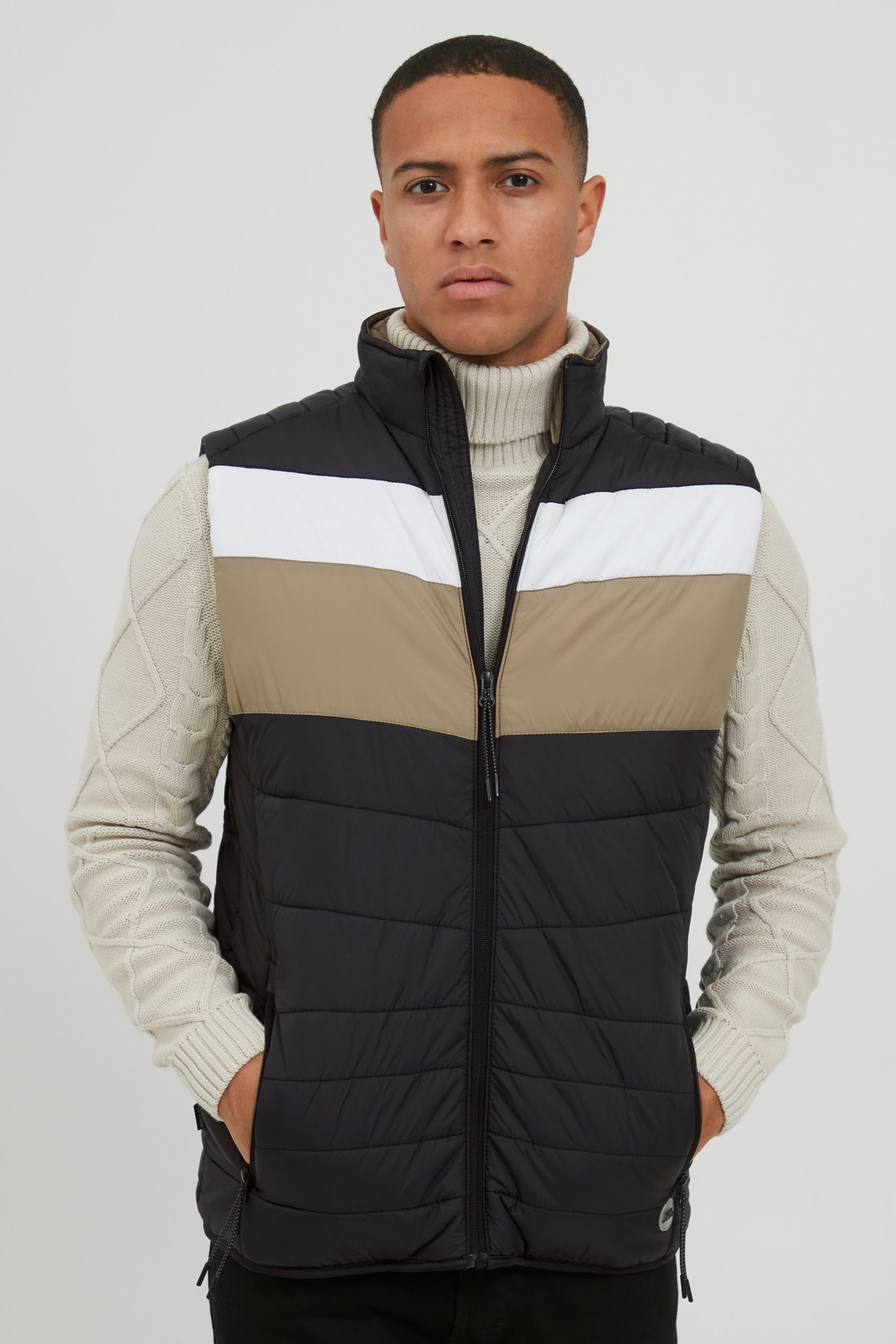 Blend Steppweste "BHKristian", Steppweste im Colorblock-Design günstig online kaufen