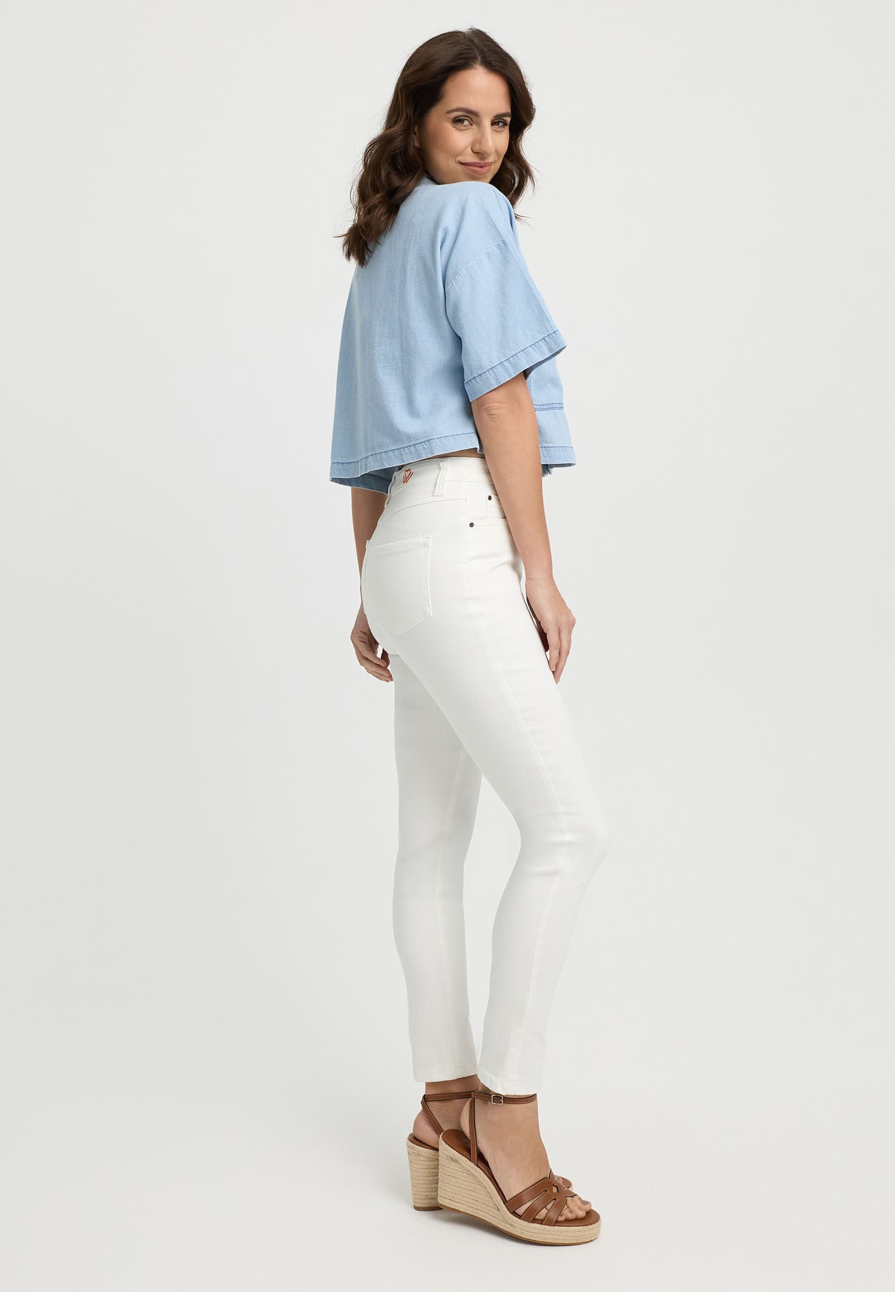 Thumbnail - wonderjeans High-waist-Jeans "Skinny" in körperbetonter Passform