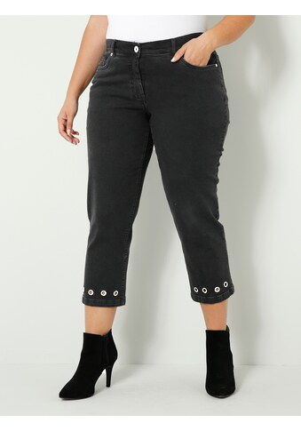 Sara Lindholm 5-Pocket-Jeans, mit Ösen am Saum kaufen