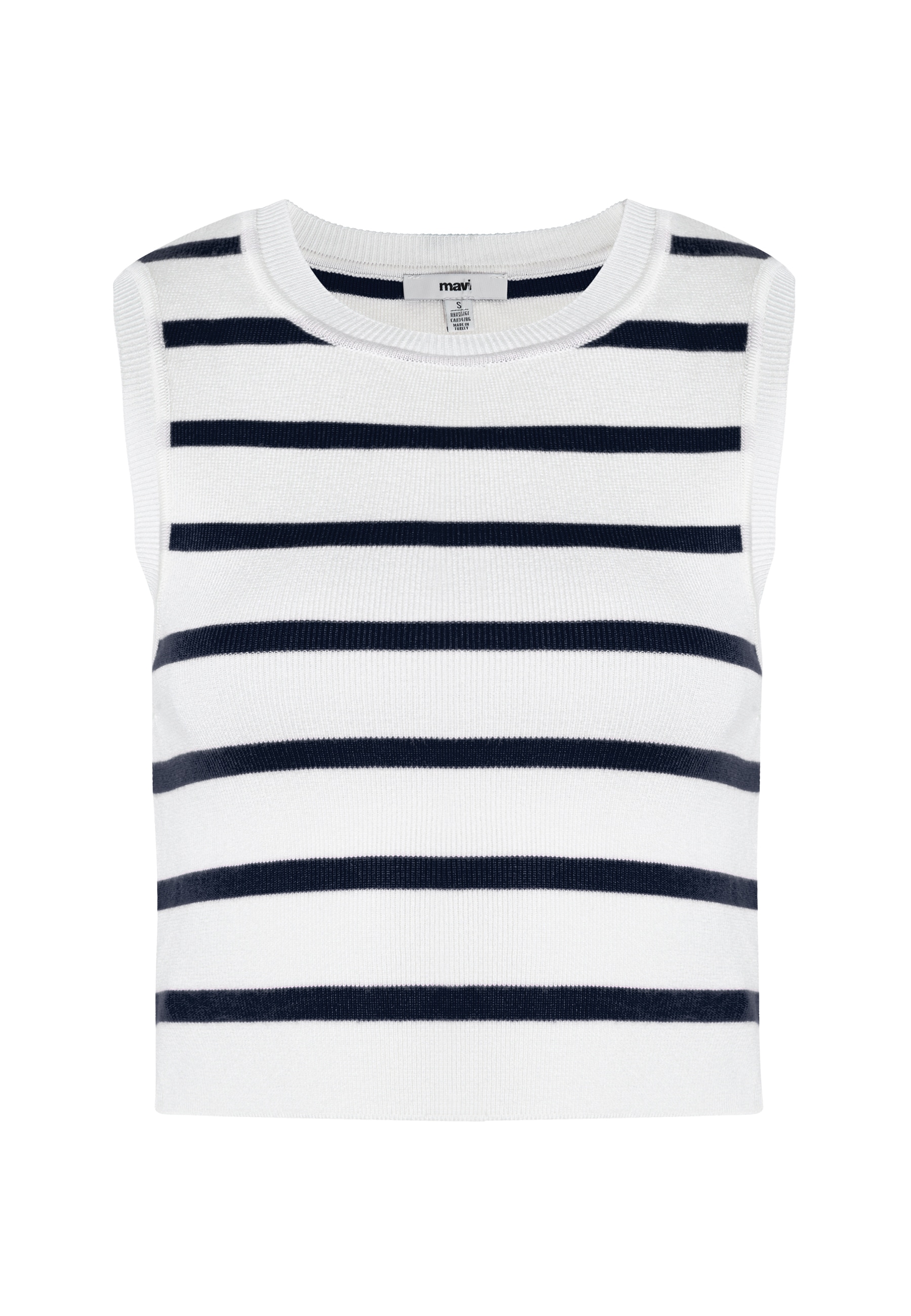 Mavi Strickpullover »NONSLEEVE TRICOT«, Top ärmellos
