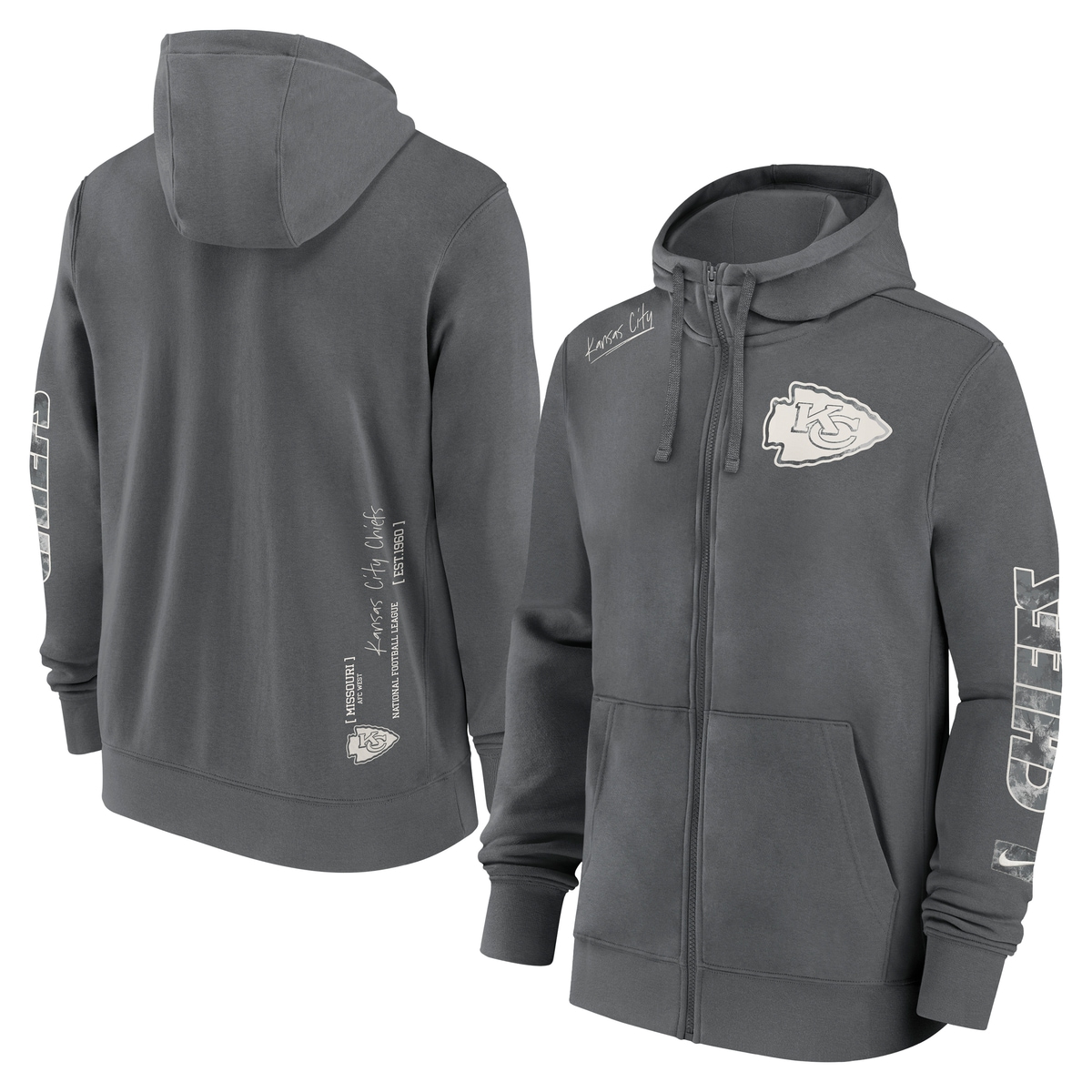 Nike Kapuzenpullover "Nike Hoodie Kansas City Chiefs Nike Full-Zip Fleece" günstig online kaufen